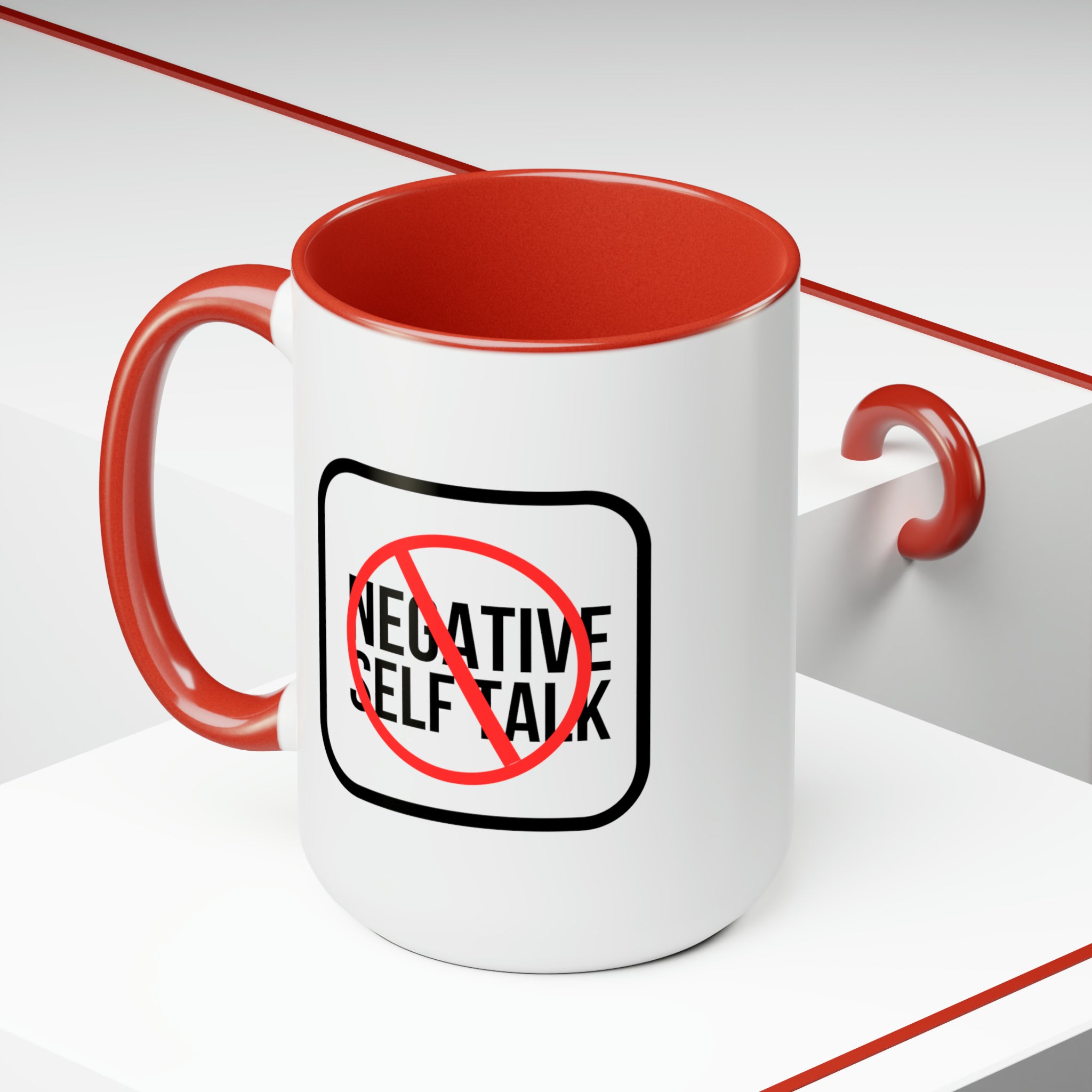No Negative Self Talk Mug For Lefties