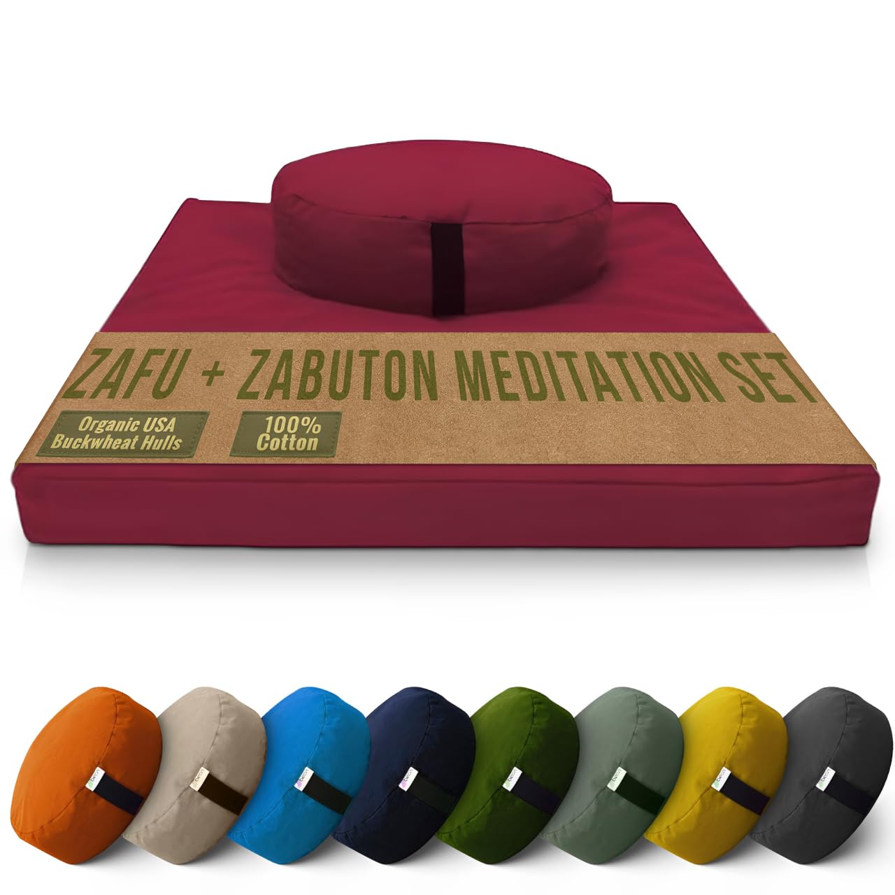 Zabuton Meditation Mat Set