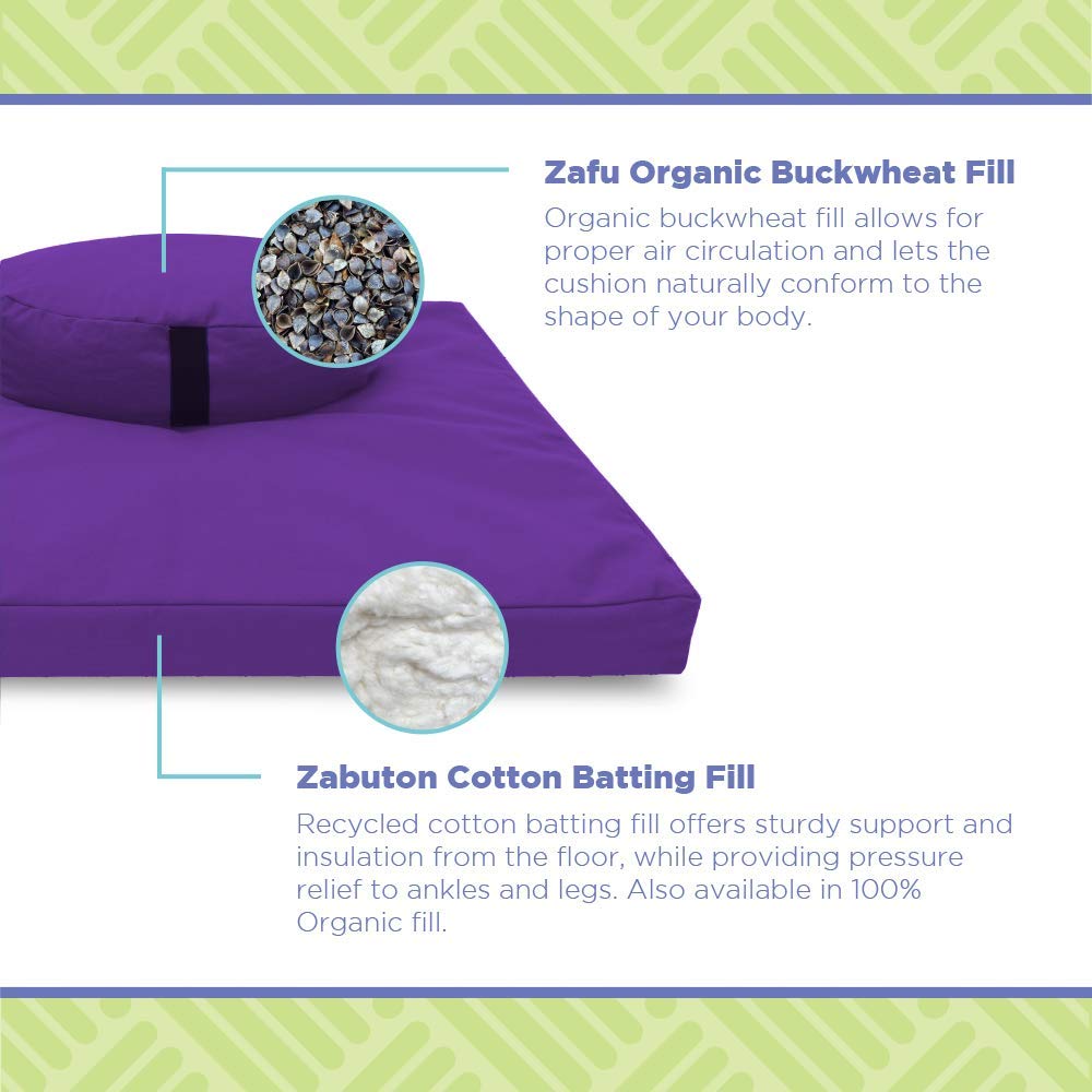 Zabuton Meditation Mat Set