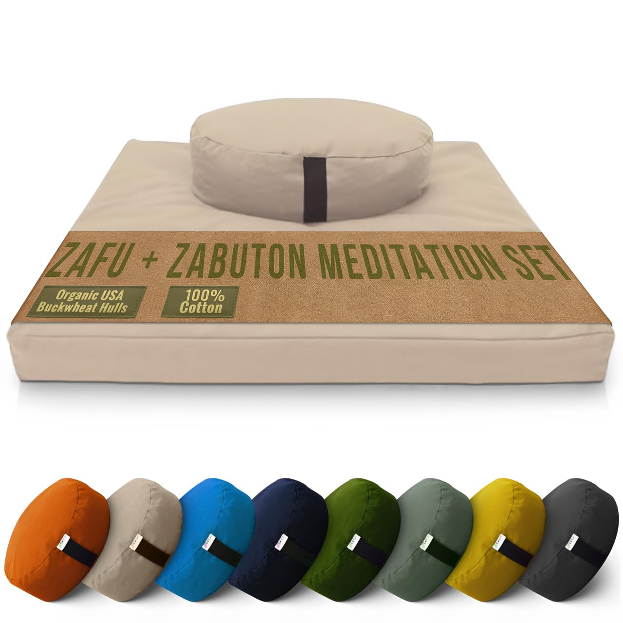 Zabuton Meditation Mat Set
