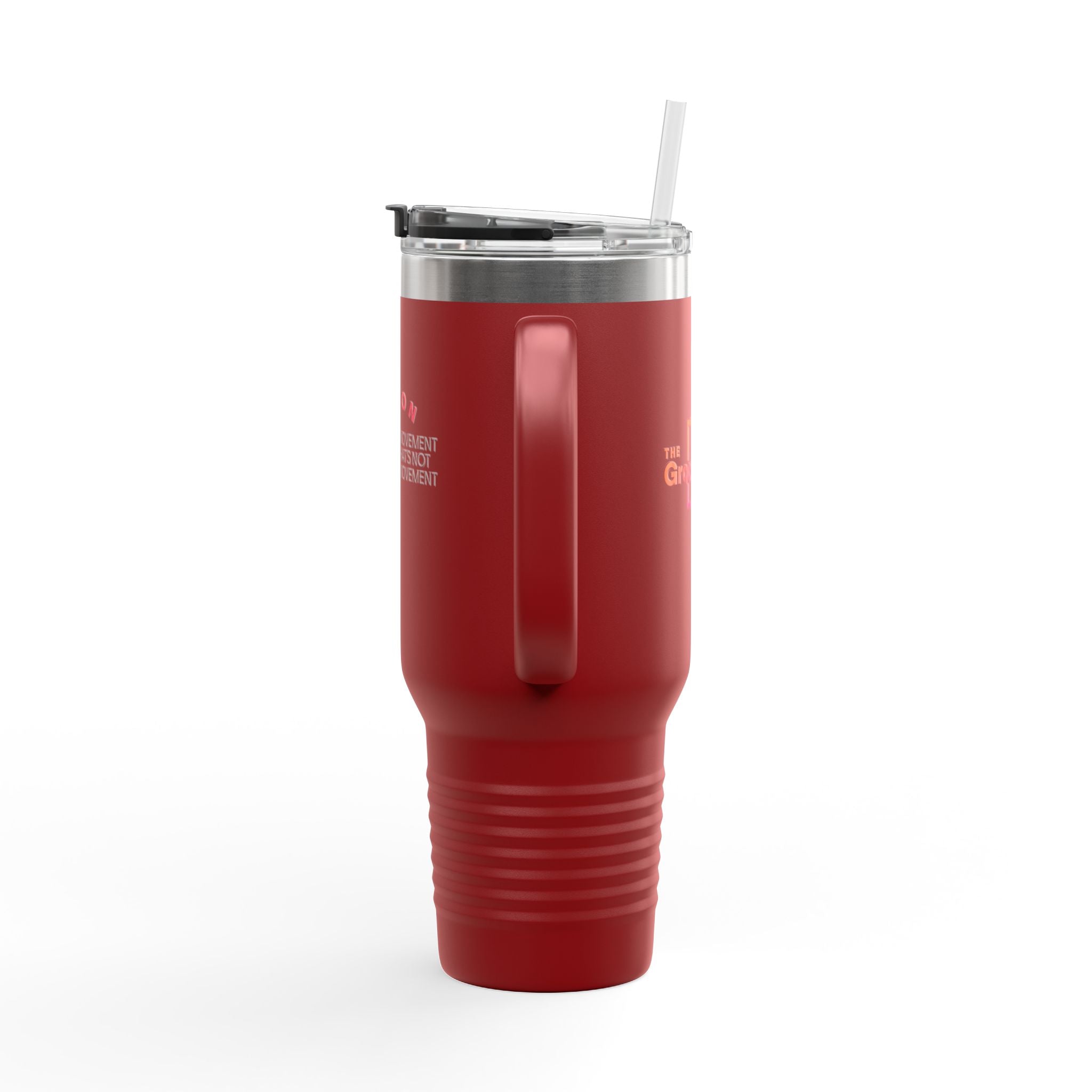 The Groovalution Movement Insulated Travel Mug - Red