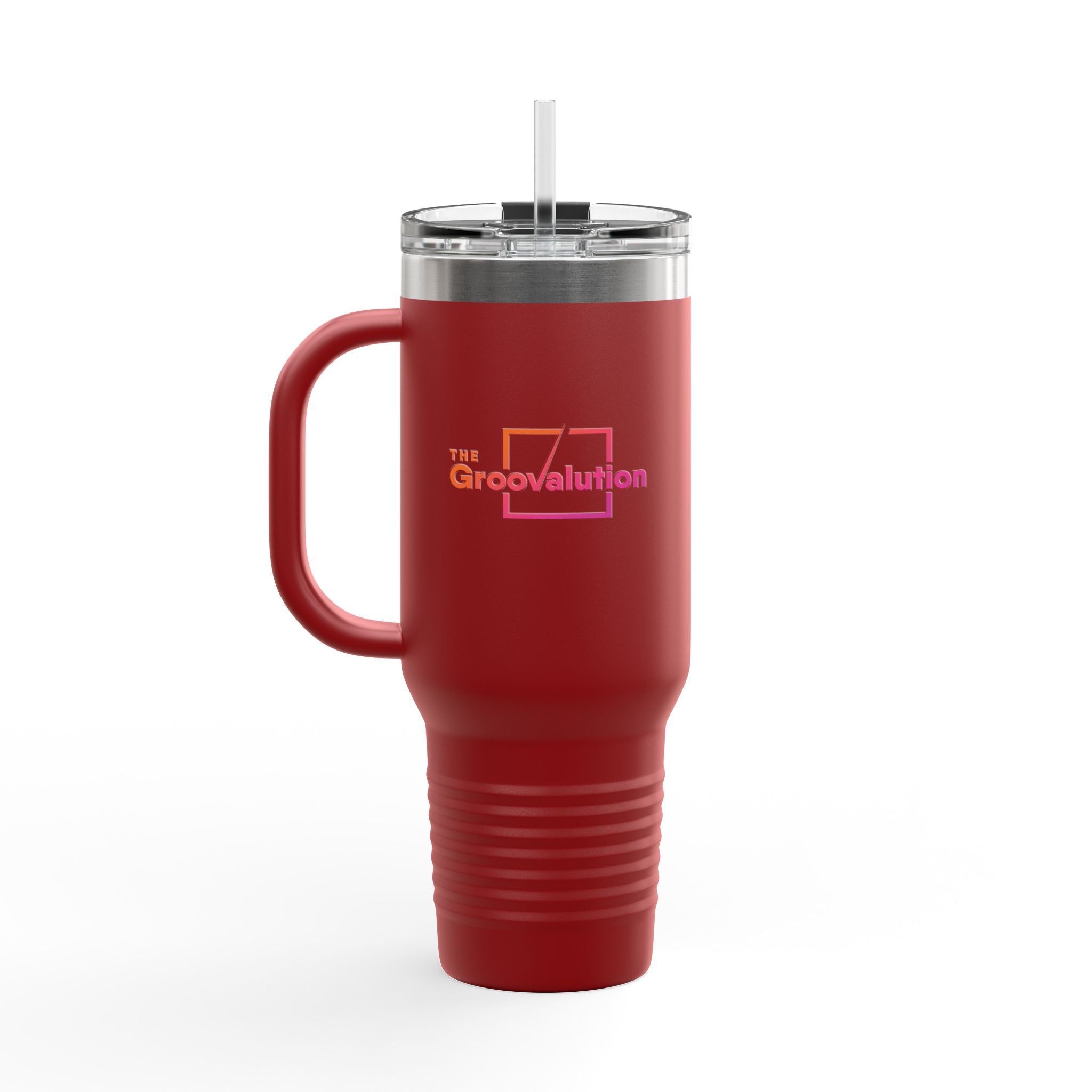 The Groovalution Movement Insulated Travel Mug - Red