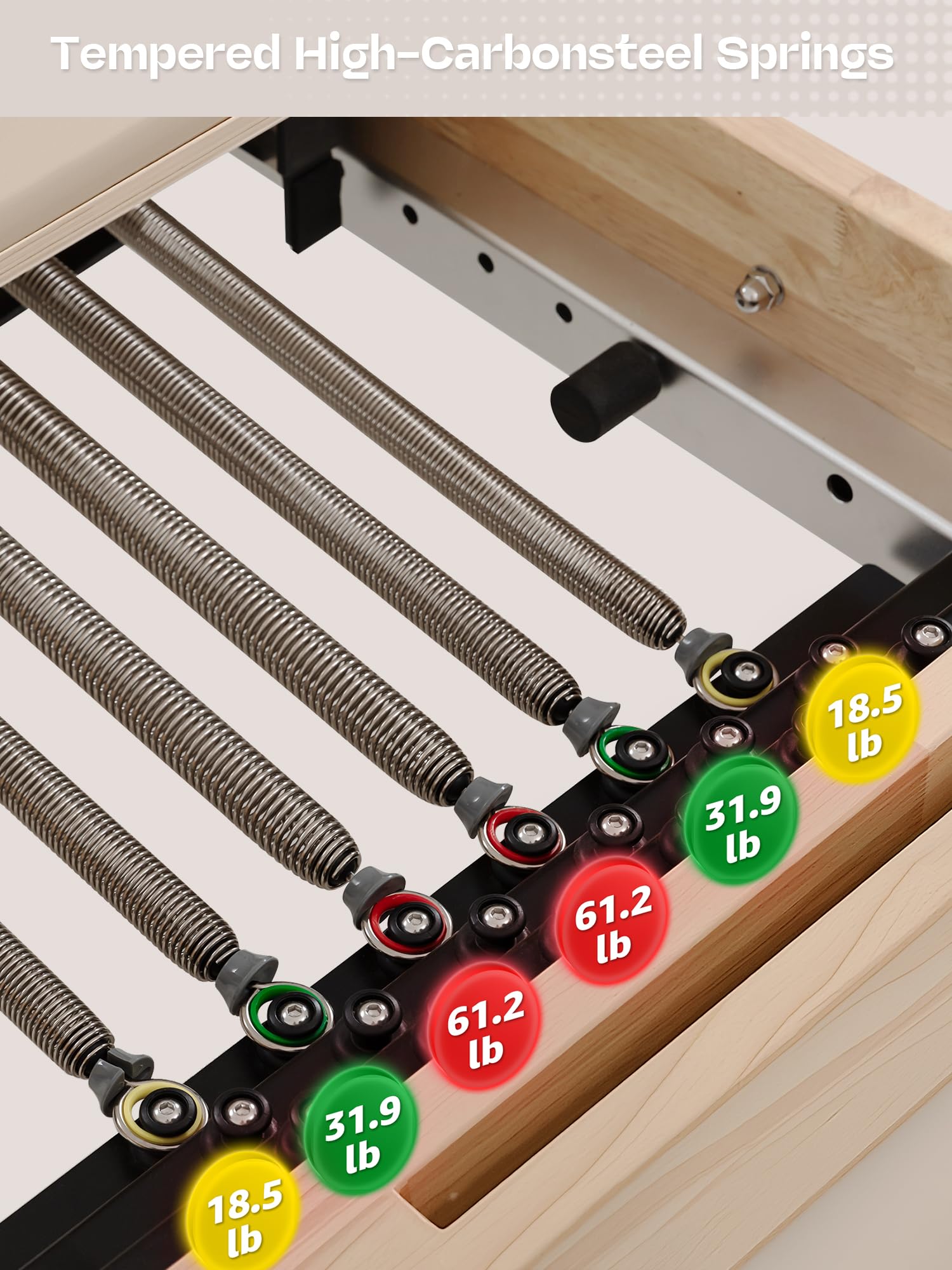 Oak Folding Pilates Machine