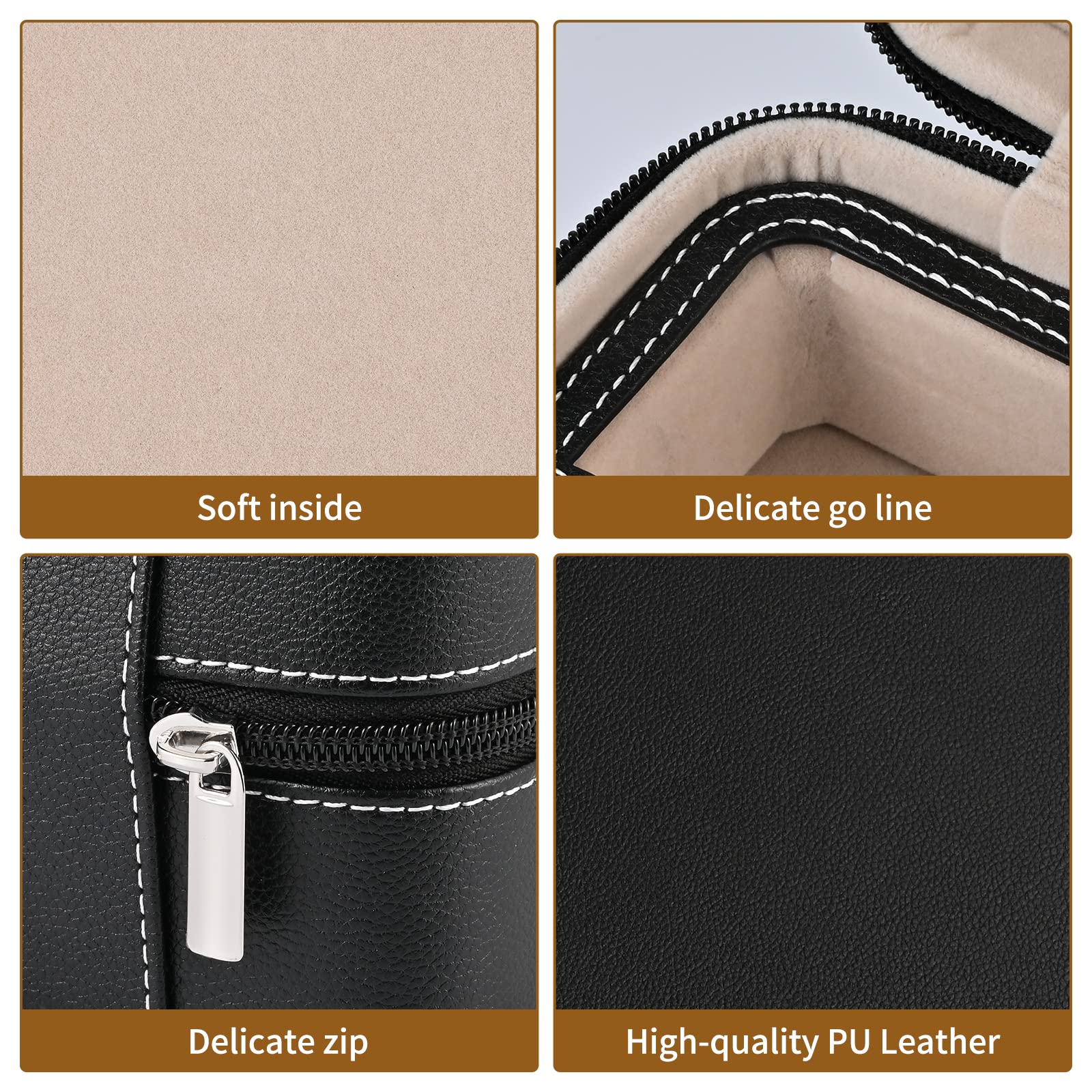 3-Slot Glasses Travel Case