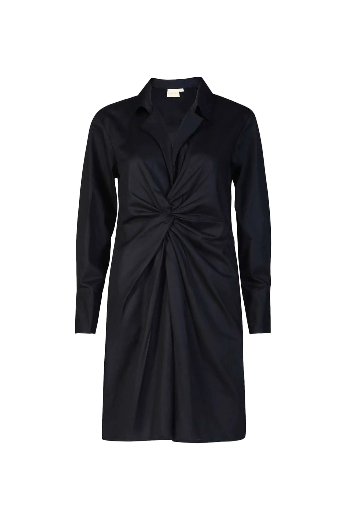 Front Twist Dress in Black