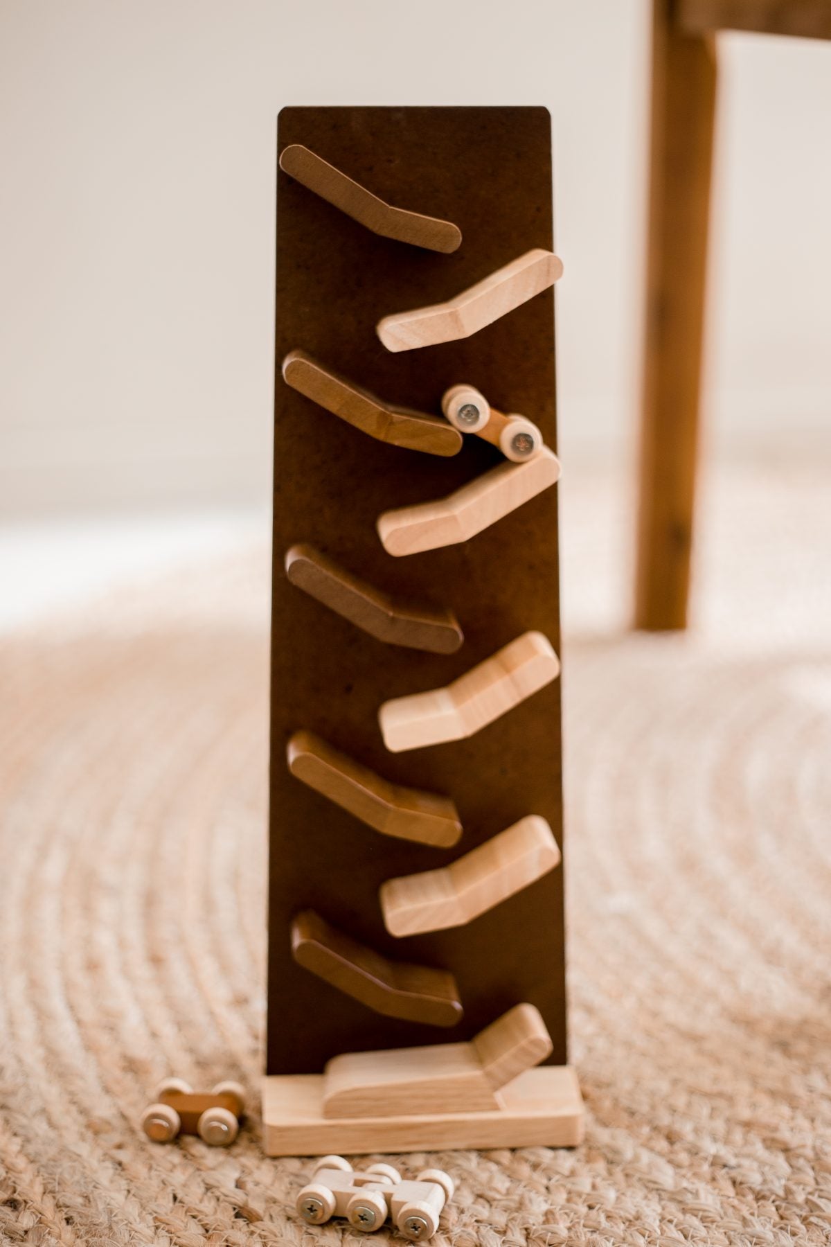 Zig Zag Racing Car Natural Wooden Toy