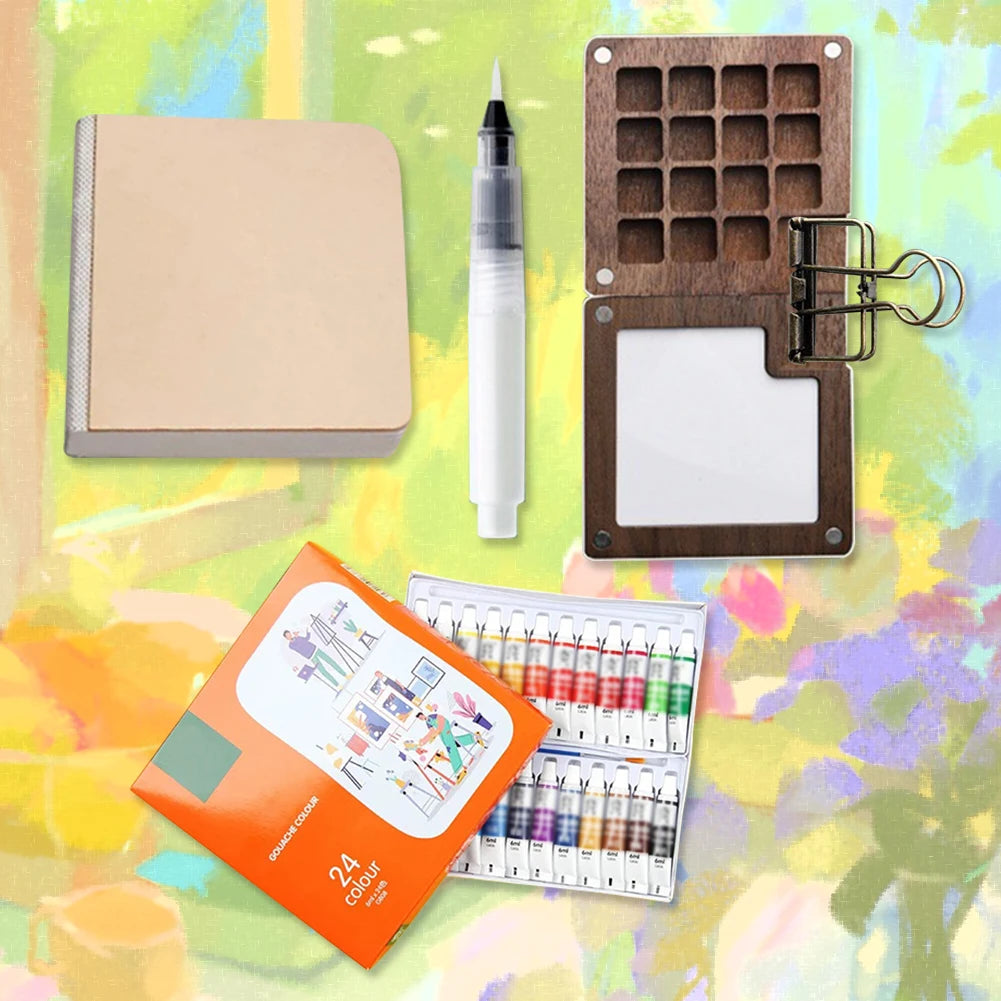 Mini Travel Watercolor Sketchbook