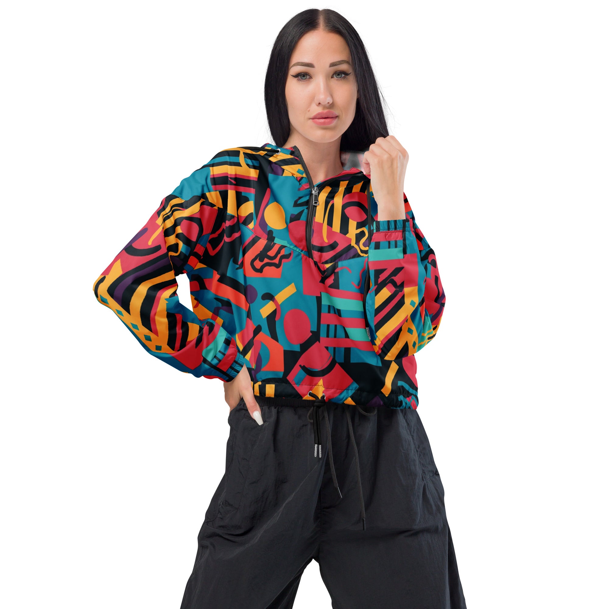 Feels Like Paradise Women’s Cropped Windbreaker