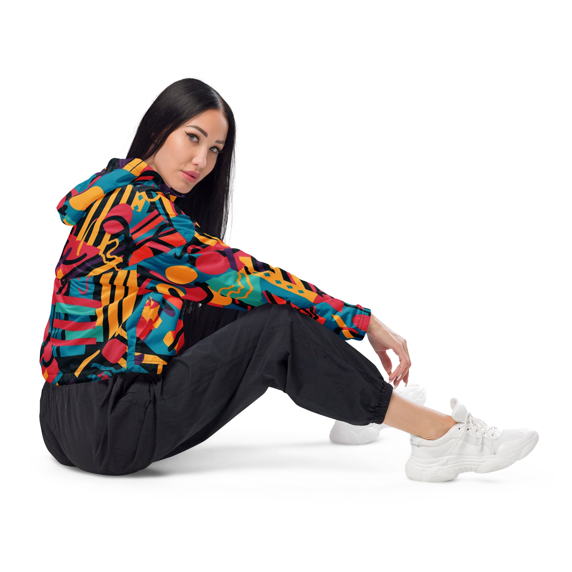 Feels Like Paradise Women’s Cropped Windbreaker