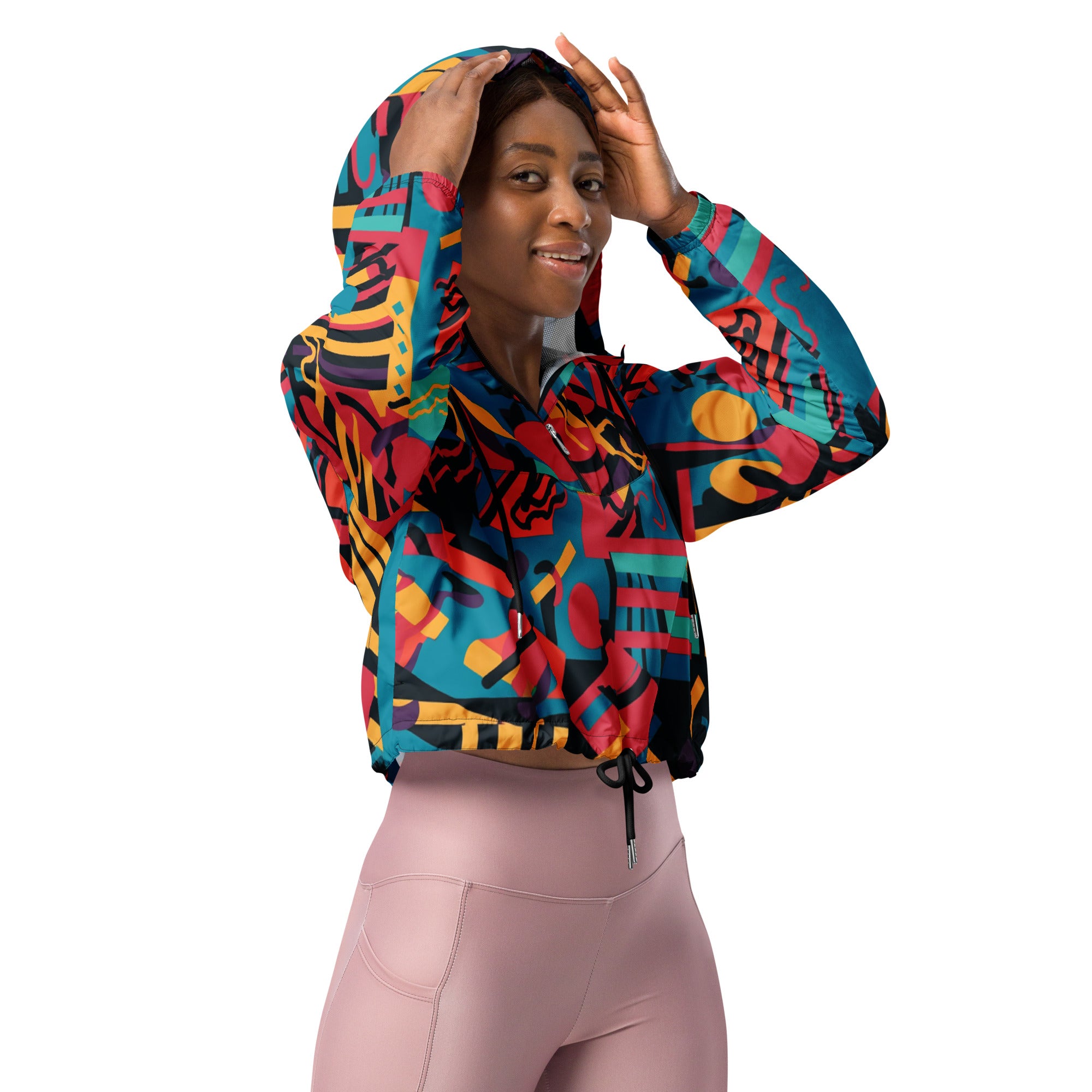 Feels Like Paradise Women’s Cropped Windbreaker