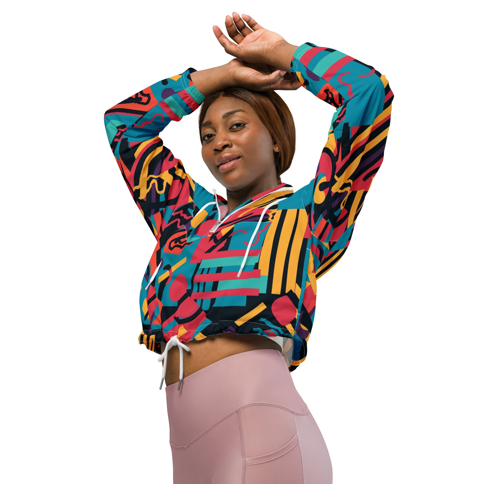 Feels Like Paradise Women’s Cropped Windbreaker