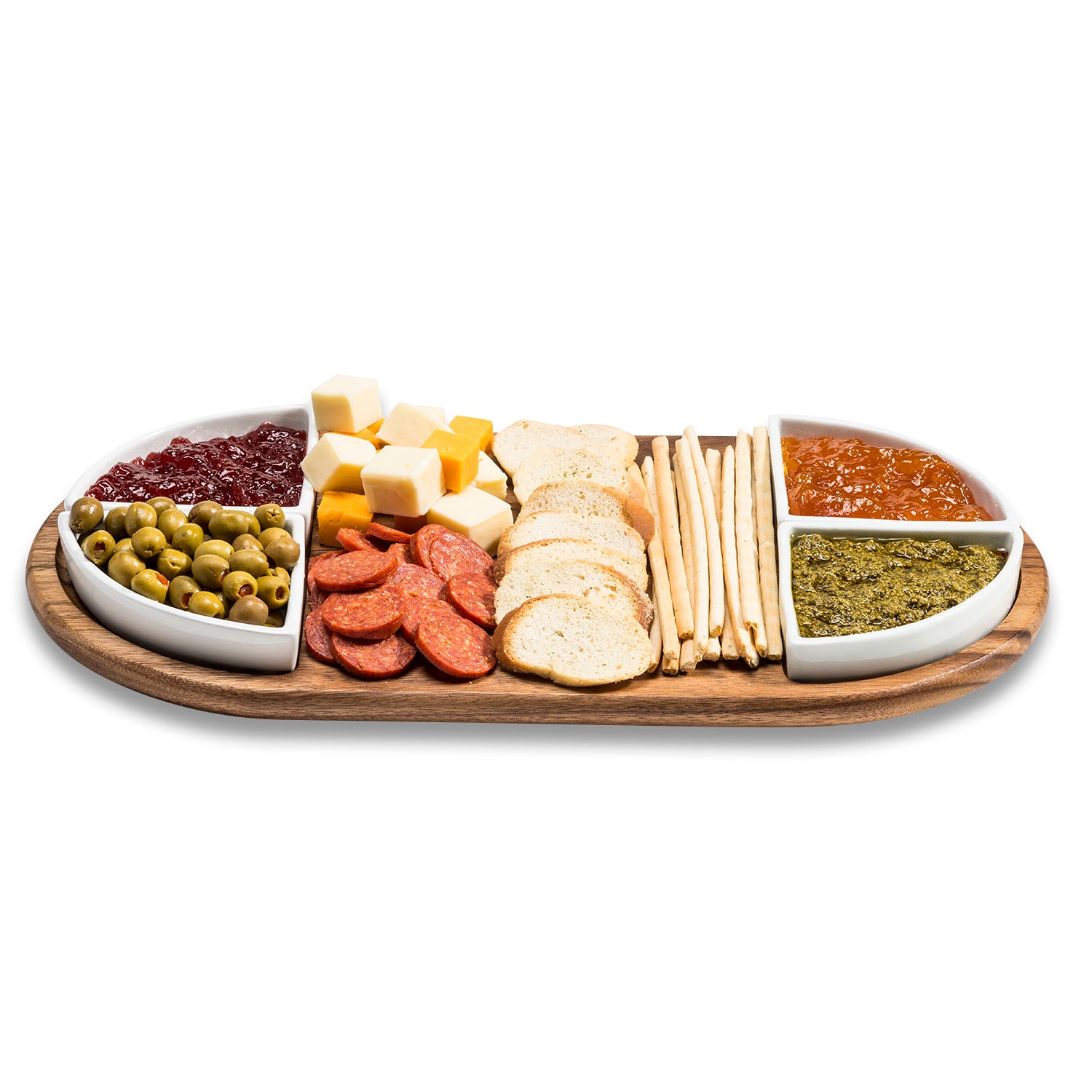 Charcuterie Serving Tray with Bowls
