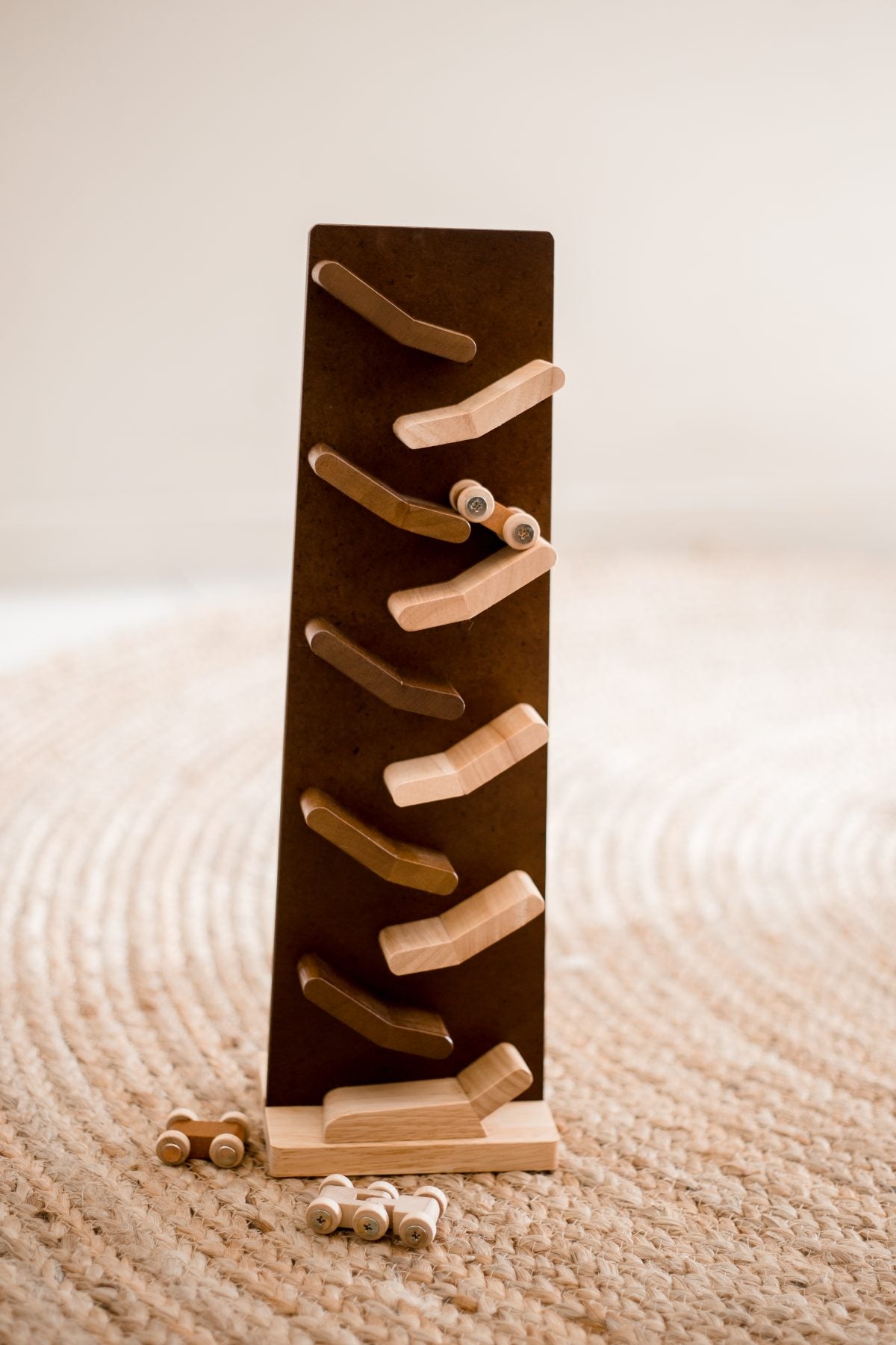 Zig Zag Racing Car Natural Wooden Toy