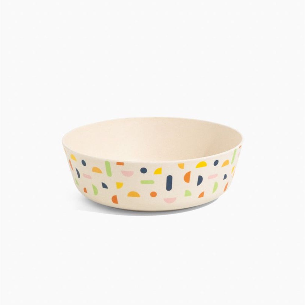 Abstract Bamboo Bowl Set