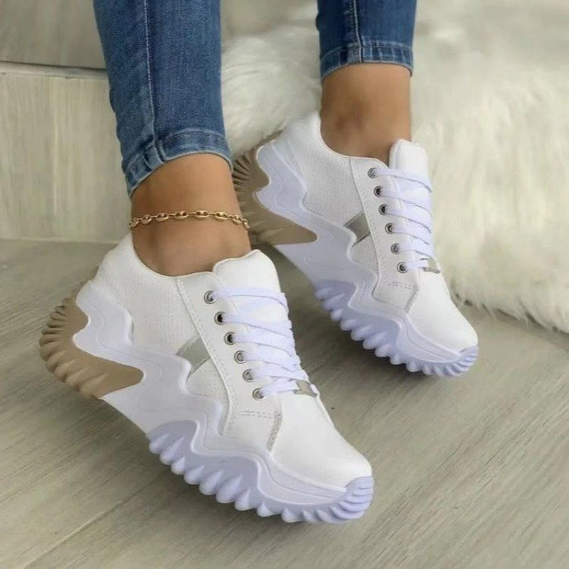 Chunky Vulcanized Platform Sneakers