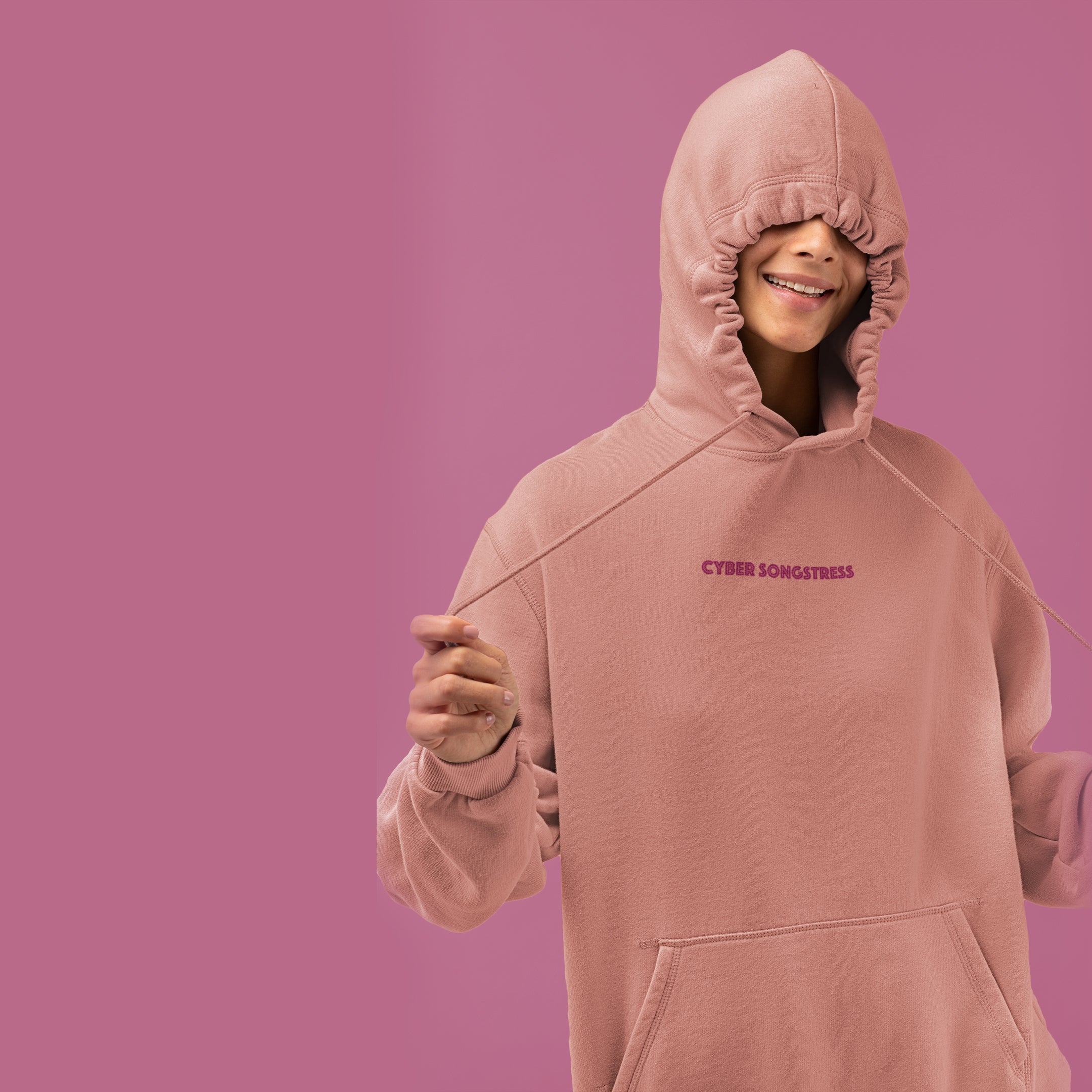 Cyber Songstress Iconic Badge Unisex Hoodie