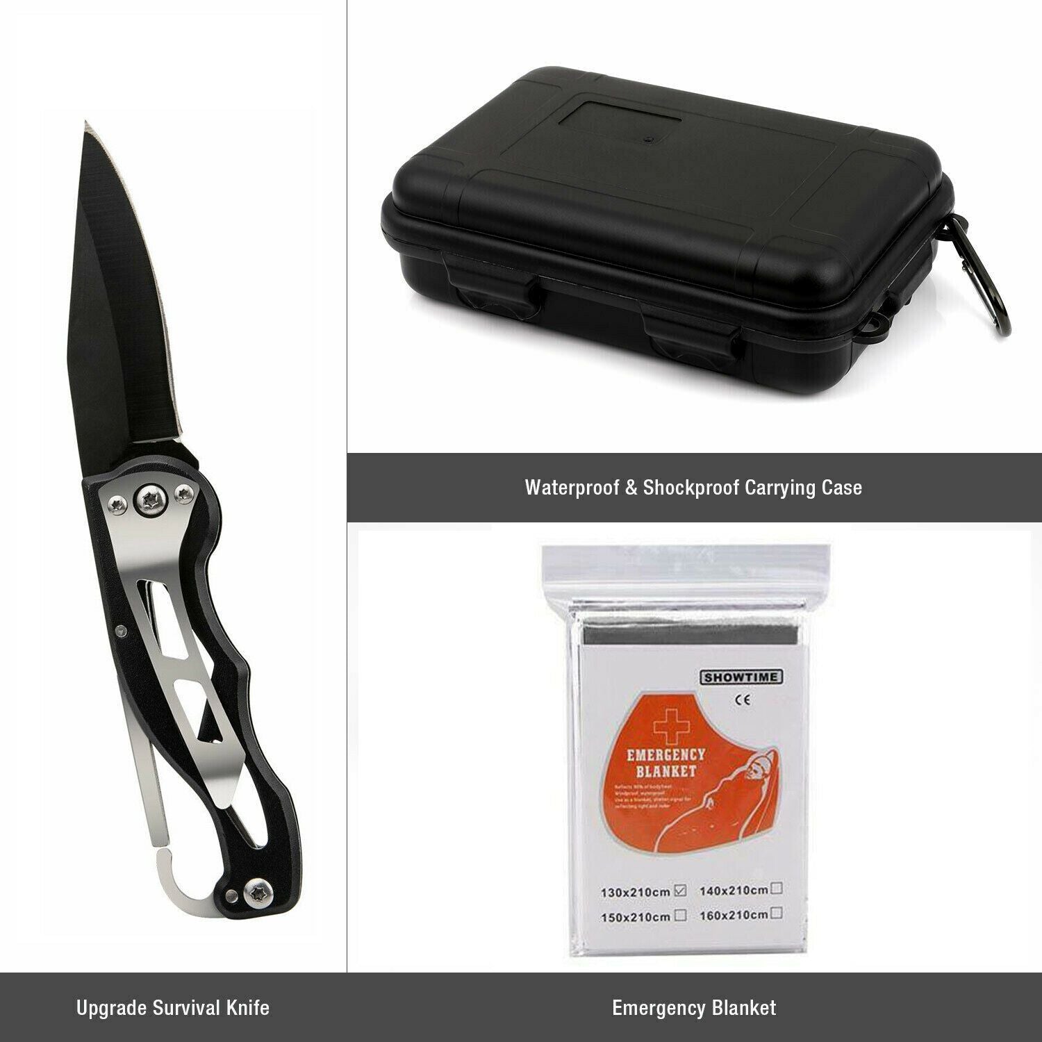 14-in-1 Outdoor Emergency Survival and Safety Kit