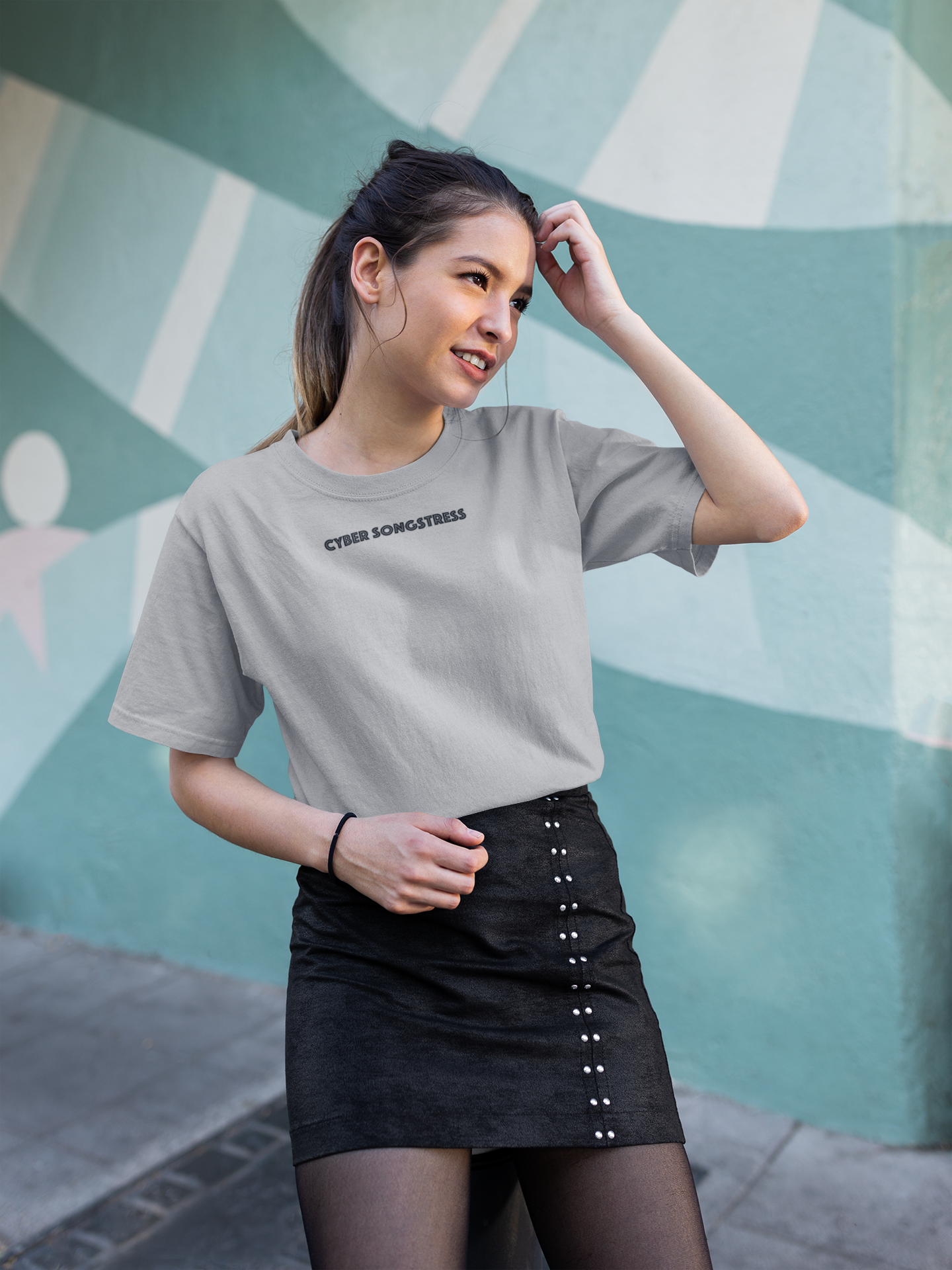 Cyber Songstress Iconic Badge T-Shirt