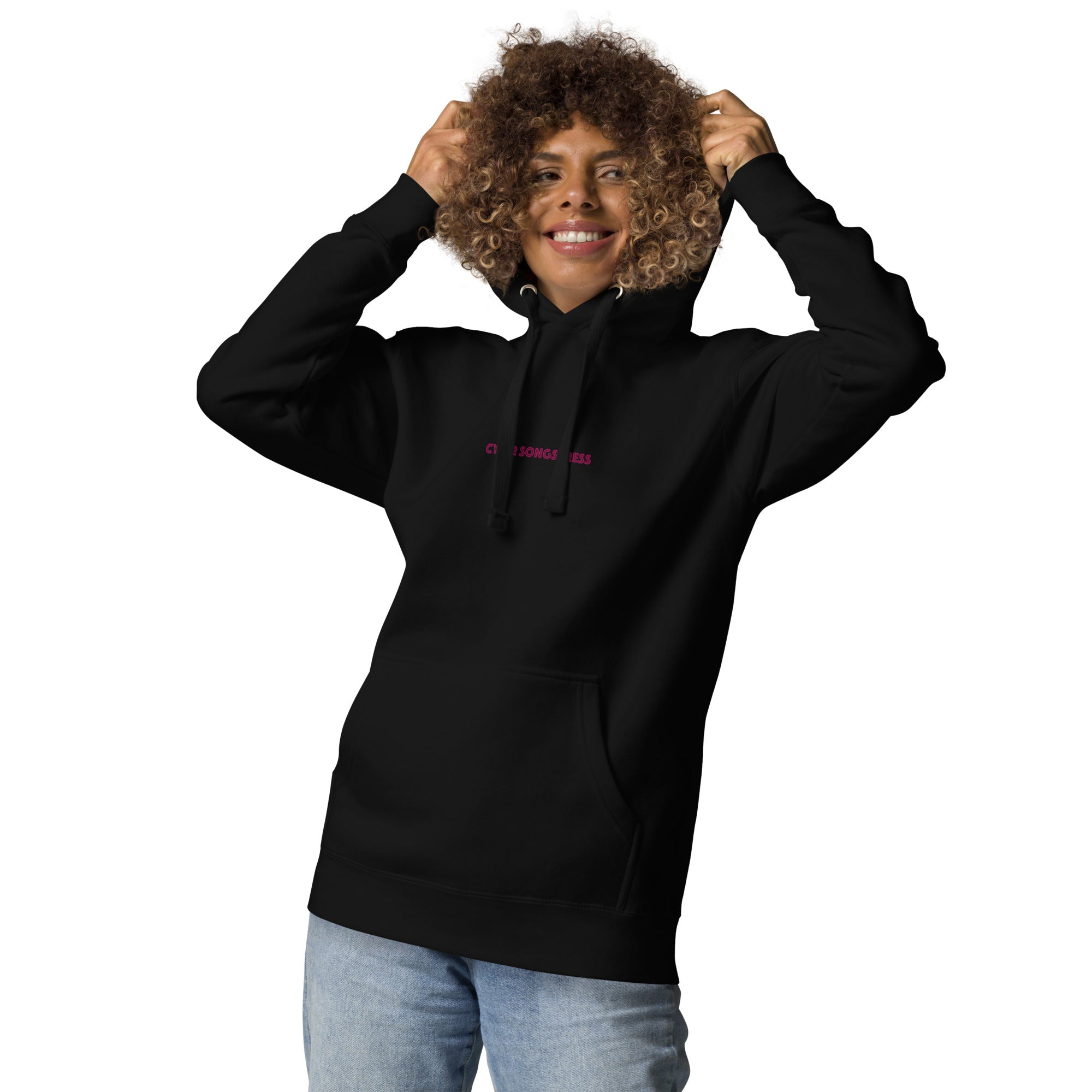 Cyber Songstress Iconic Badge Unisex Hoodie