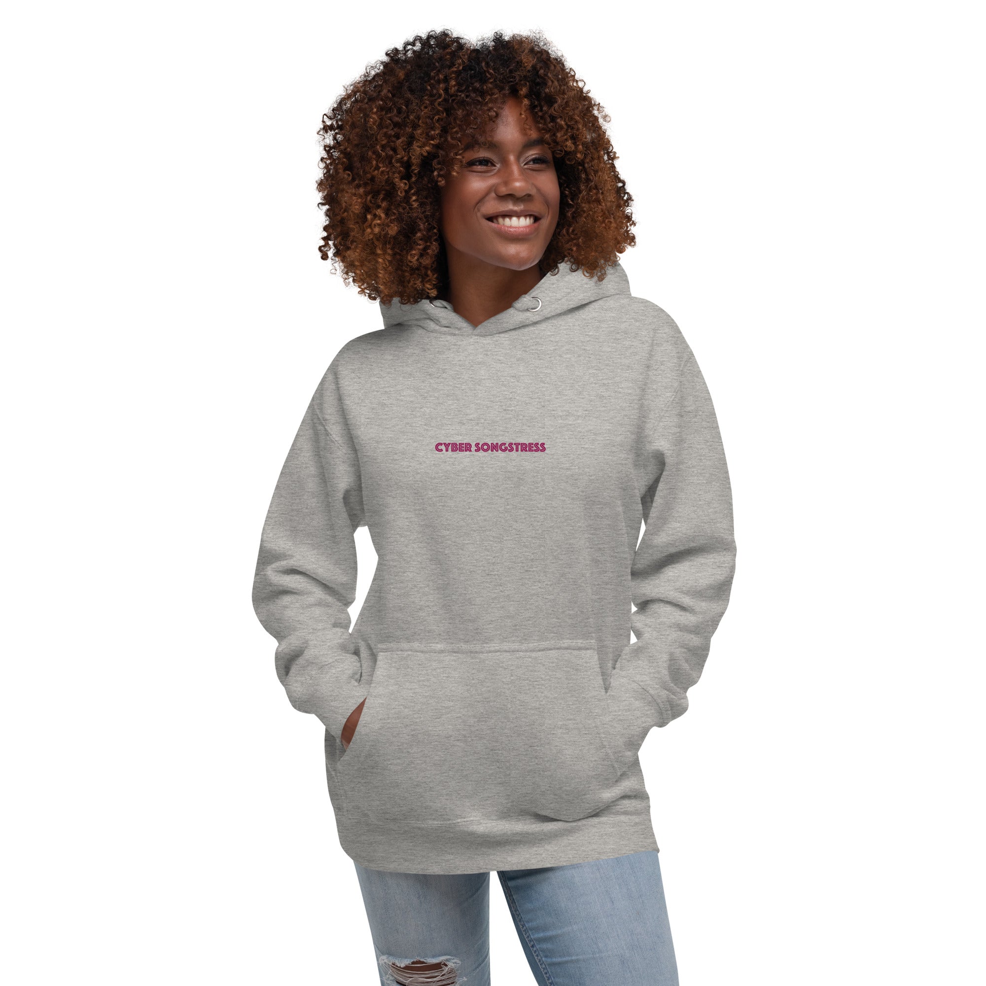 Cyber Songstress Iconic Badge Unisex Hoodie