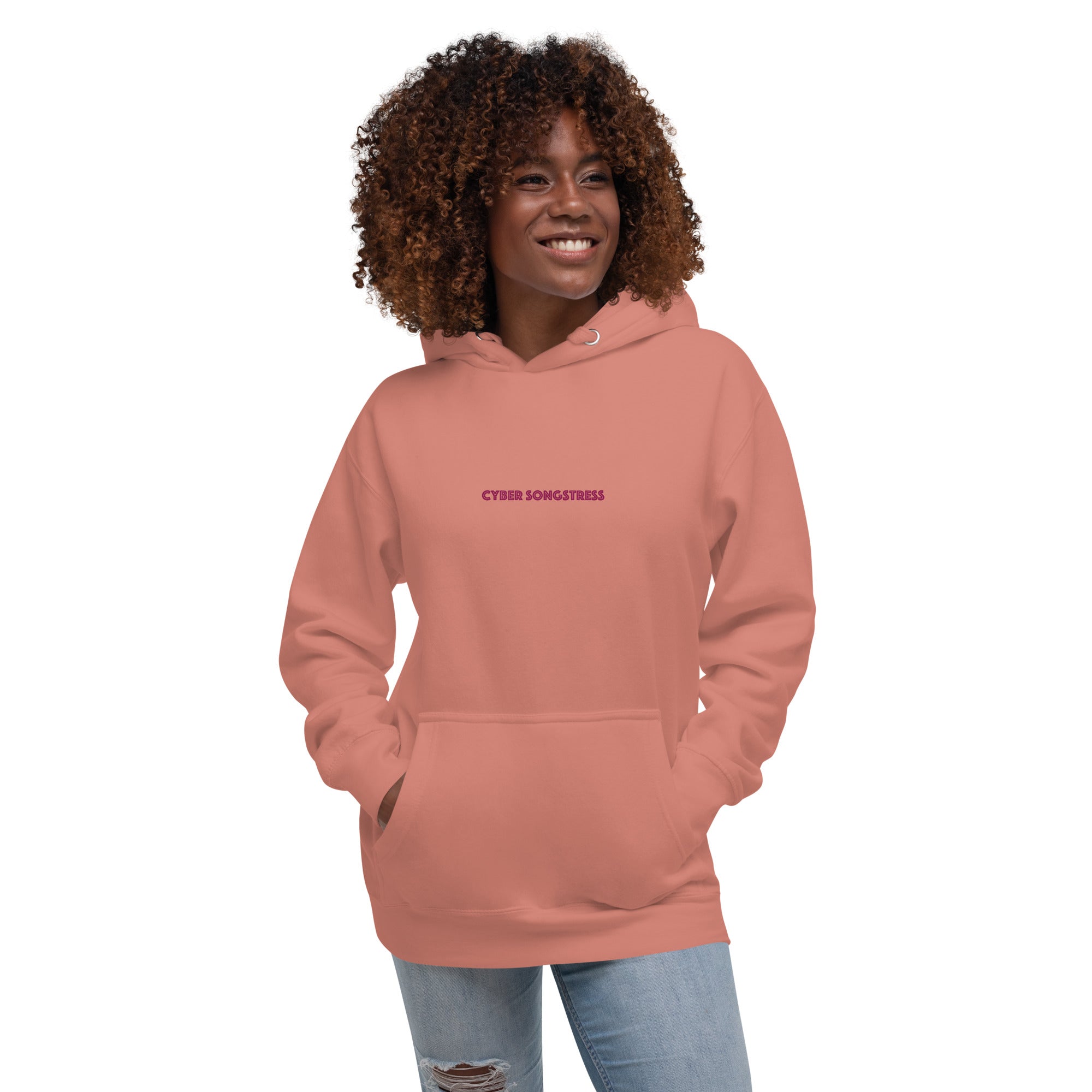 Cyber Songstress Iconic Badge Unisex Hoodie