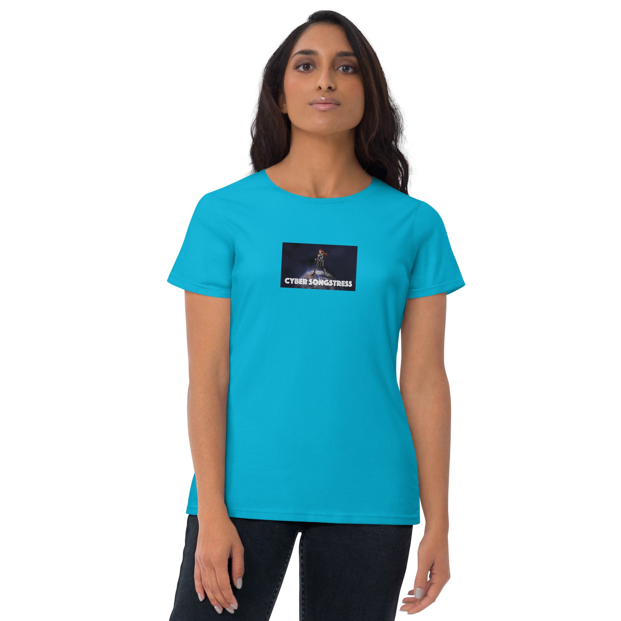 Cyber Songstress Illustrated T-Shirt