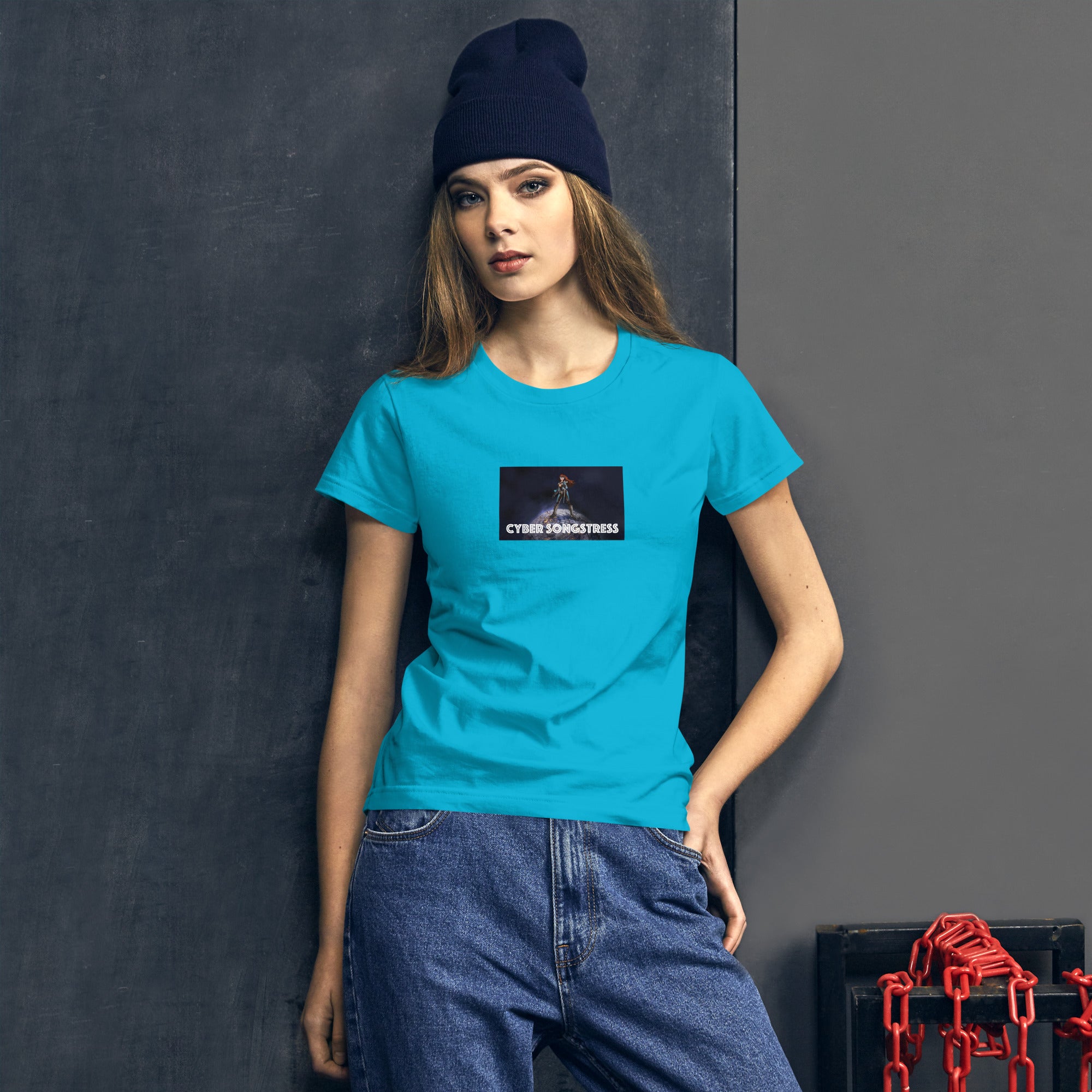 Cyber Songstress Illustrated T-Shirt