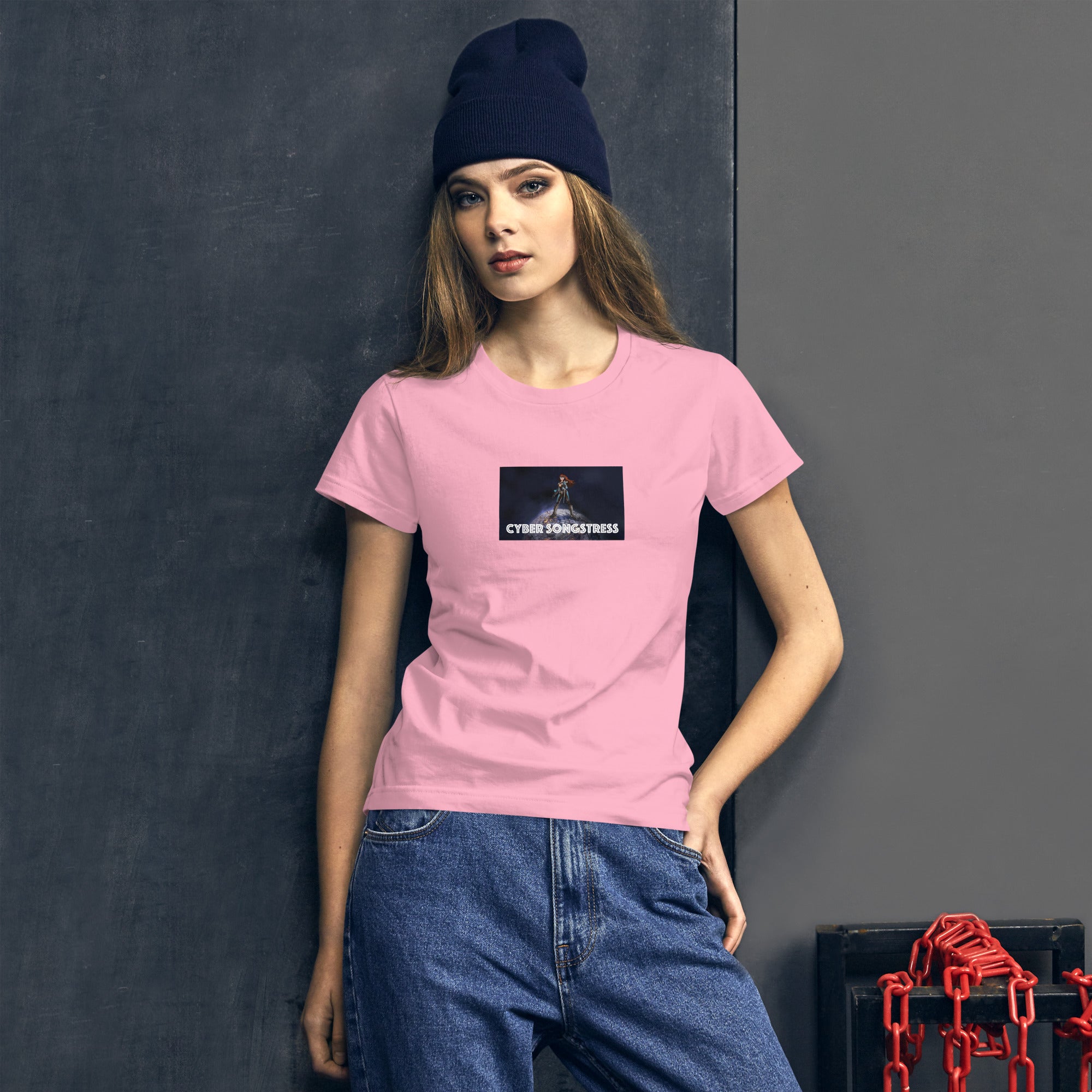 Cyber Songstress Illustrated T-Shirt