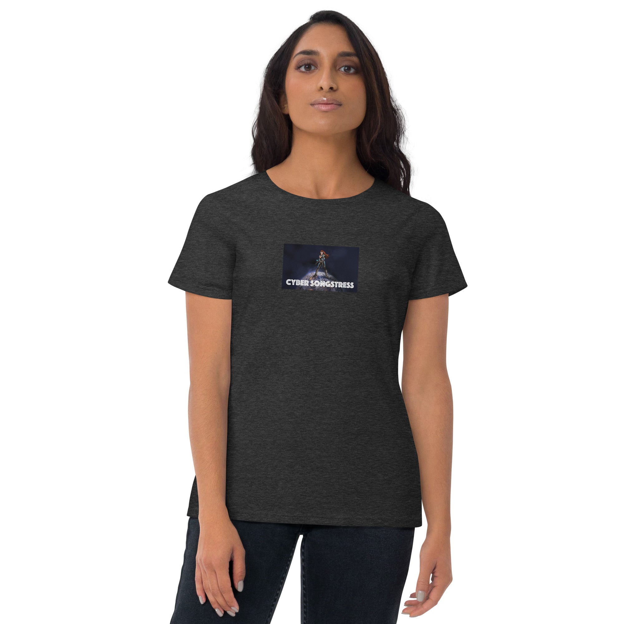 Cyber Songstress Illustrated T-Shirt