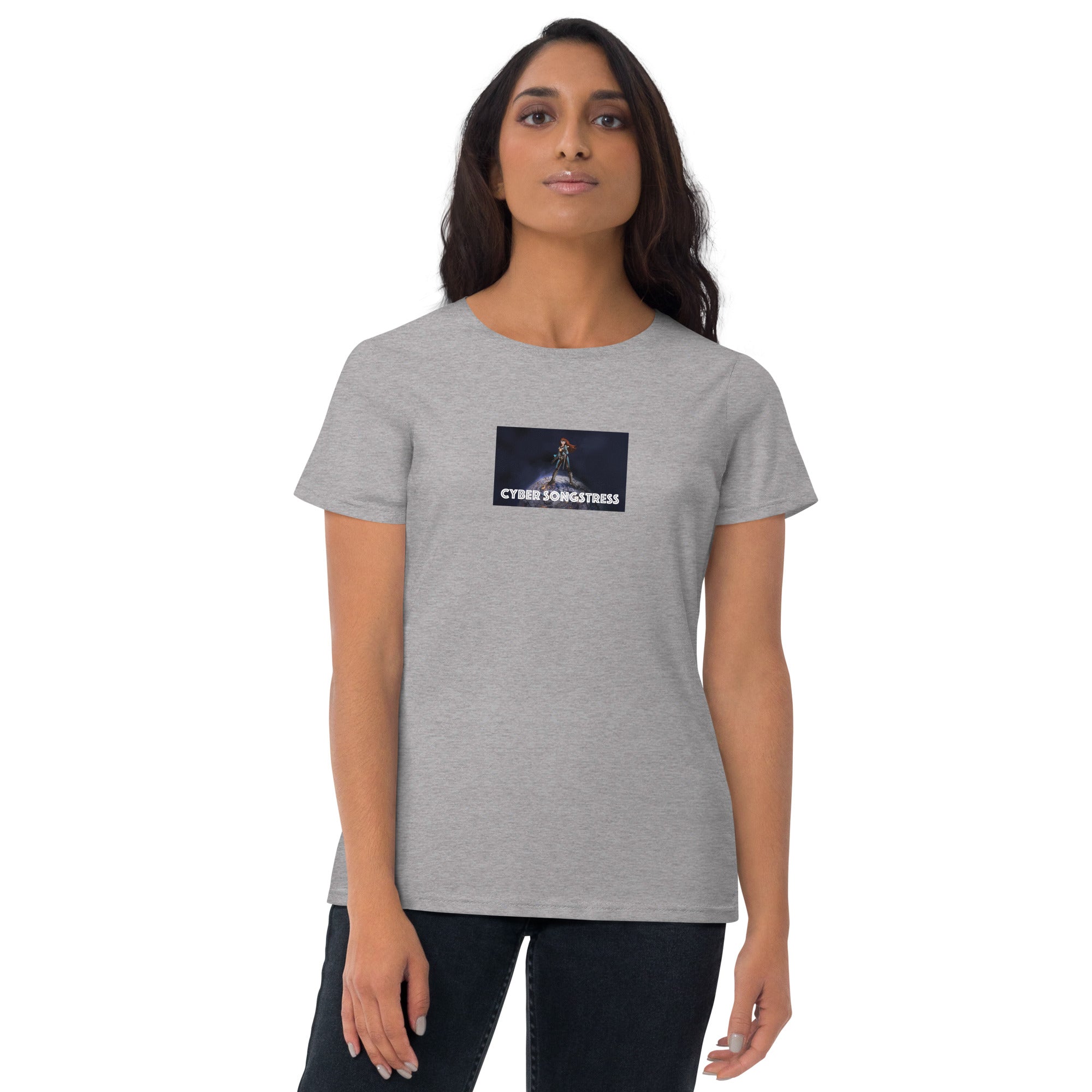 Cyber Songstress Illustrated T-Shirt