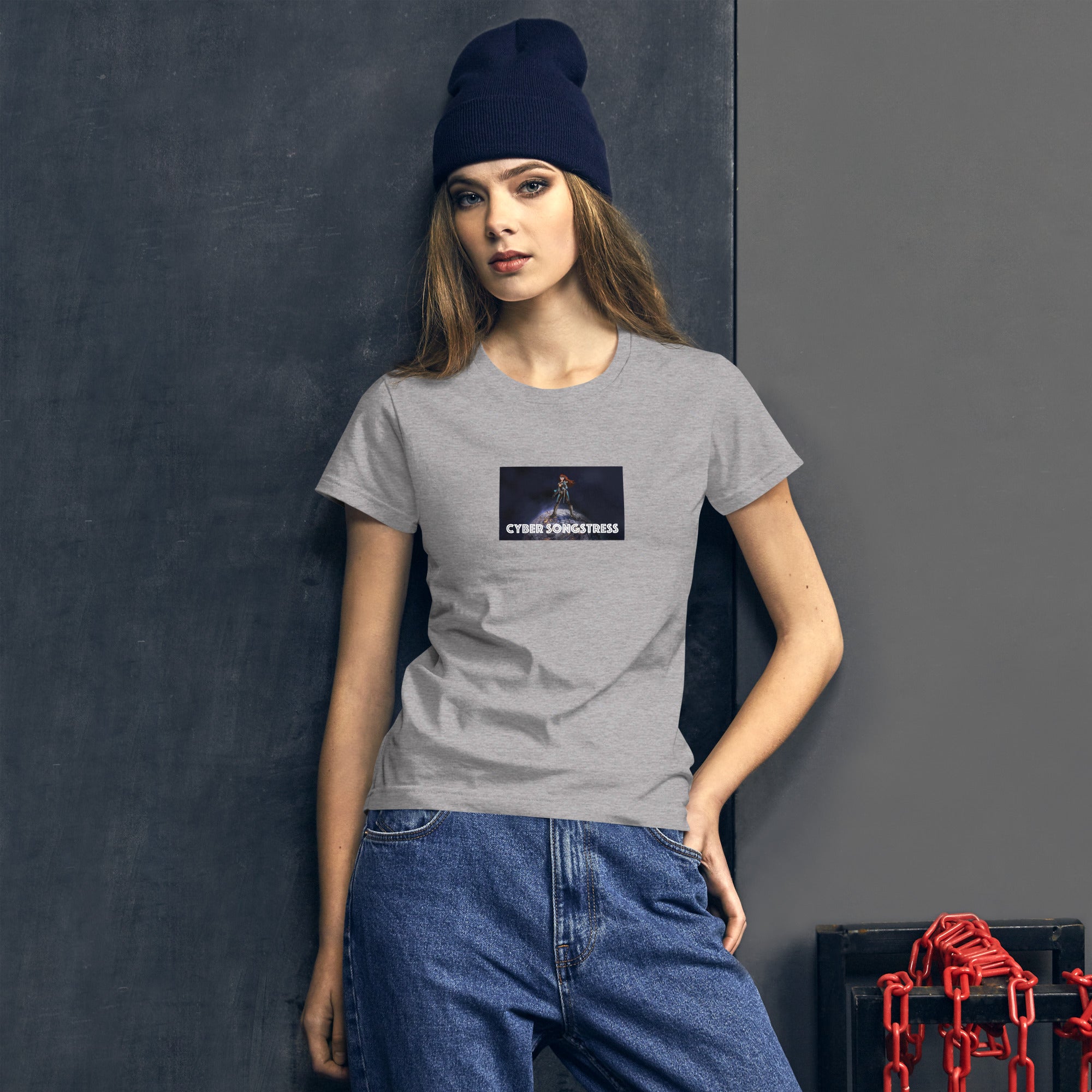 Cyber Songstress Illustrated T-Shirt