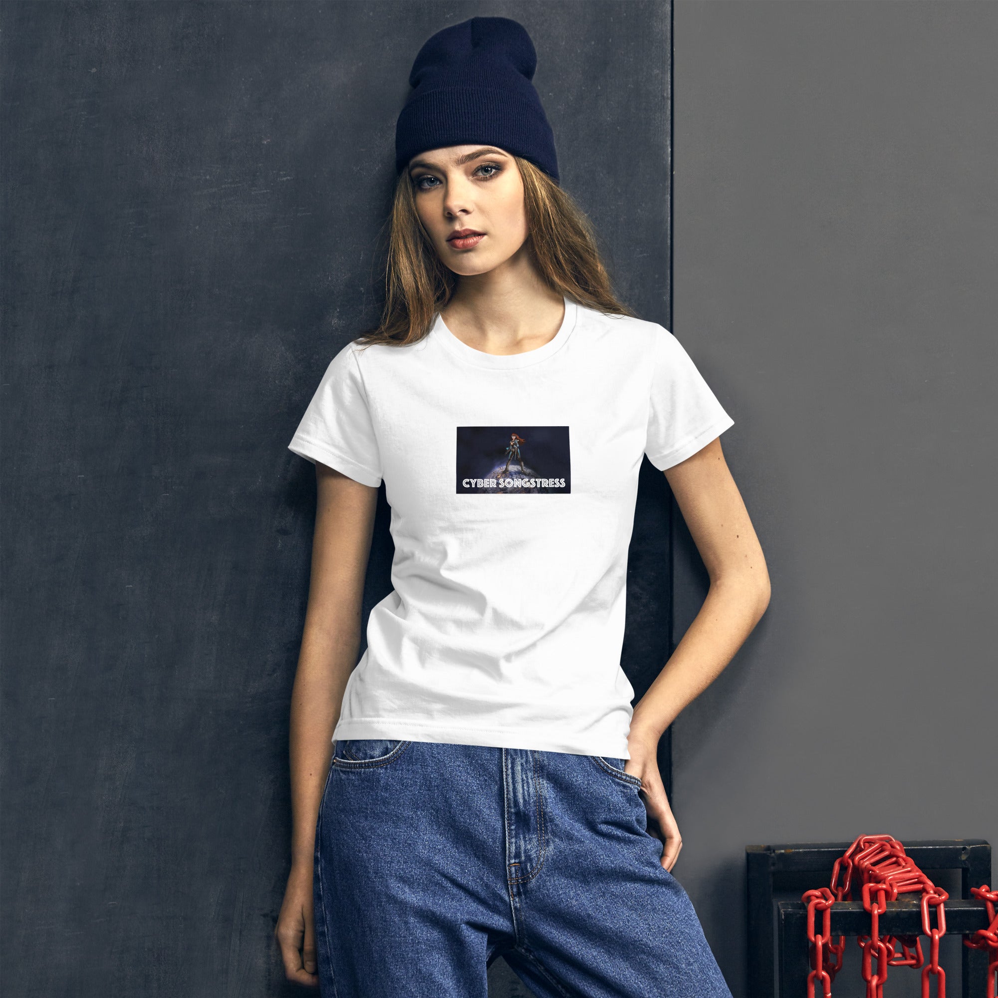 Cyber Songstress Illustrated T-Shirt