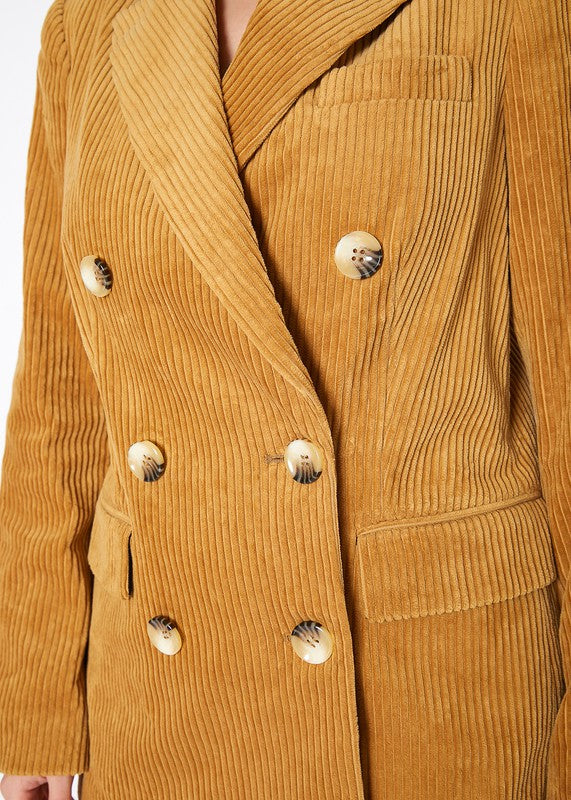 Heaven You Are In Corduroy Blazer