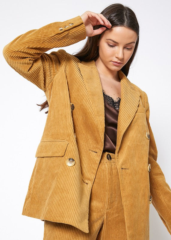 Heaven You Are In Corduroy Blazer