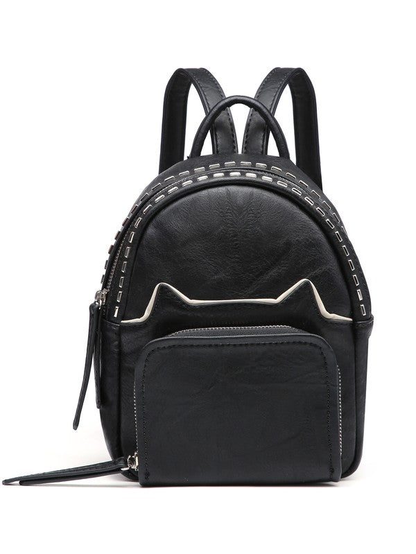 Mini backpack online cat