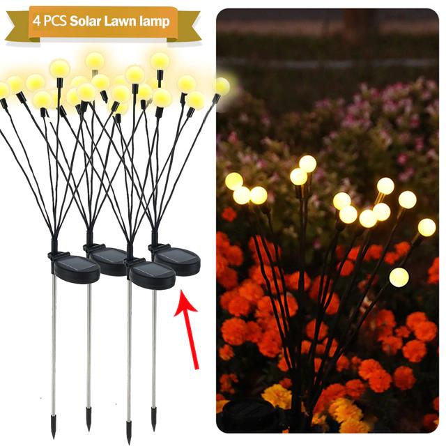Solar LED Lights Garden Decoration