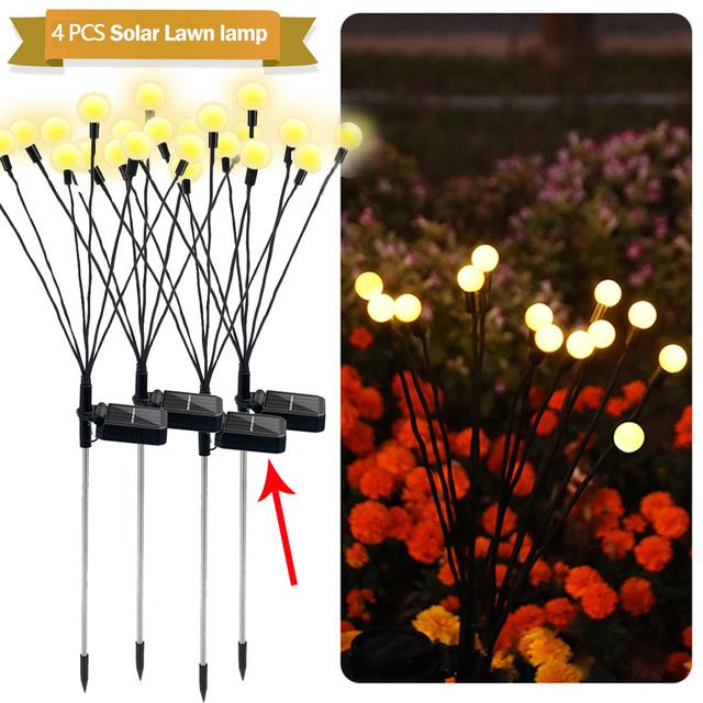 Solar LED Lights Garden Decoration