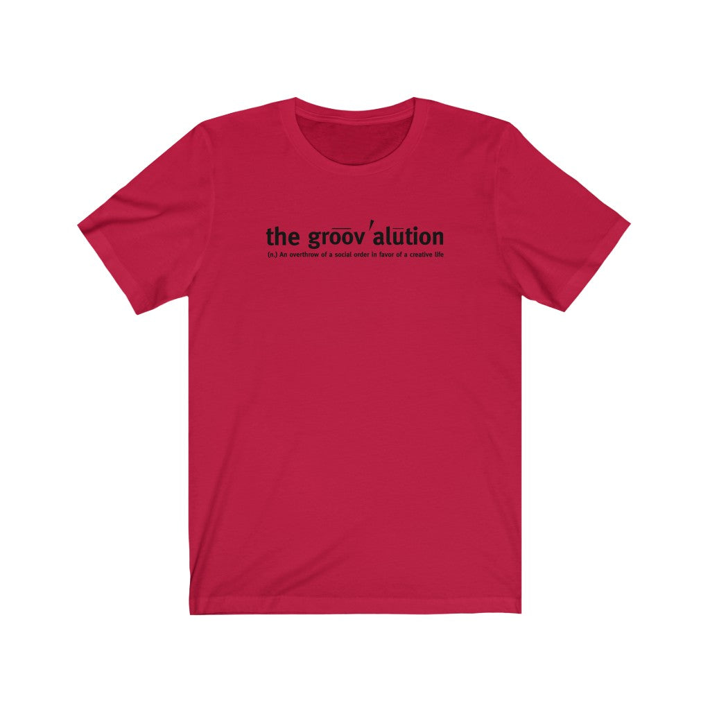 Unisex The Groovalution Short Sleeve Tee