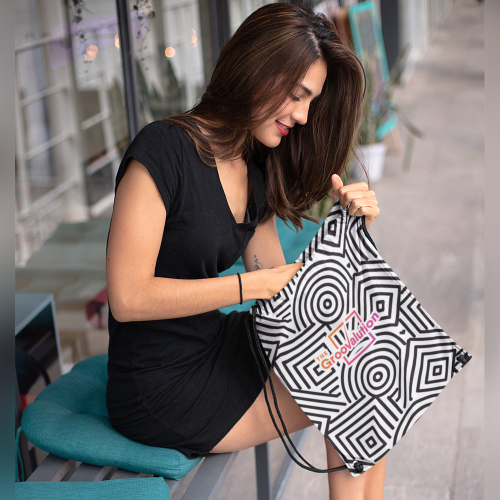 The Groovalution Drawstring bag