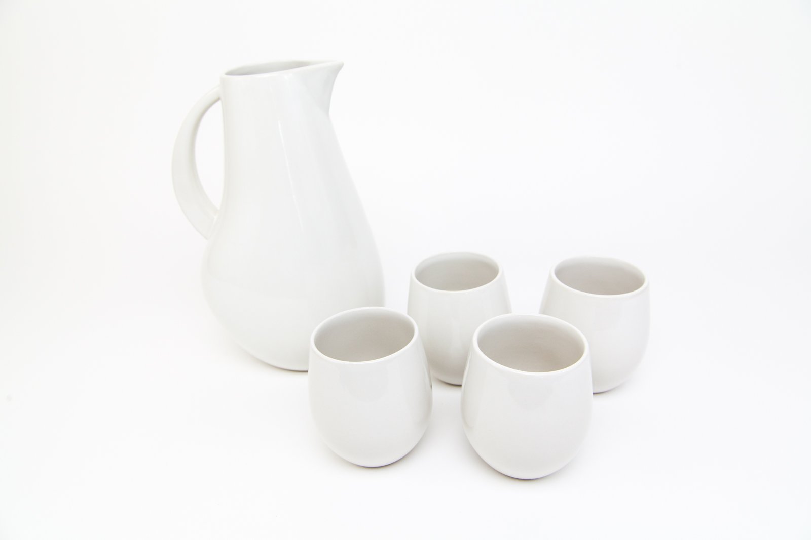 Pitcher and Stemless Drink Set
