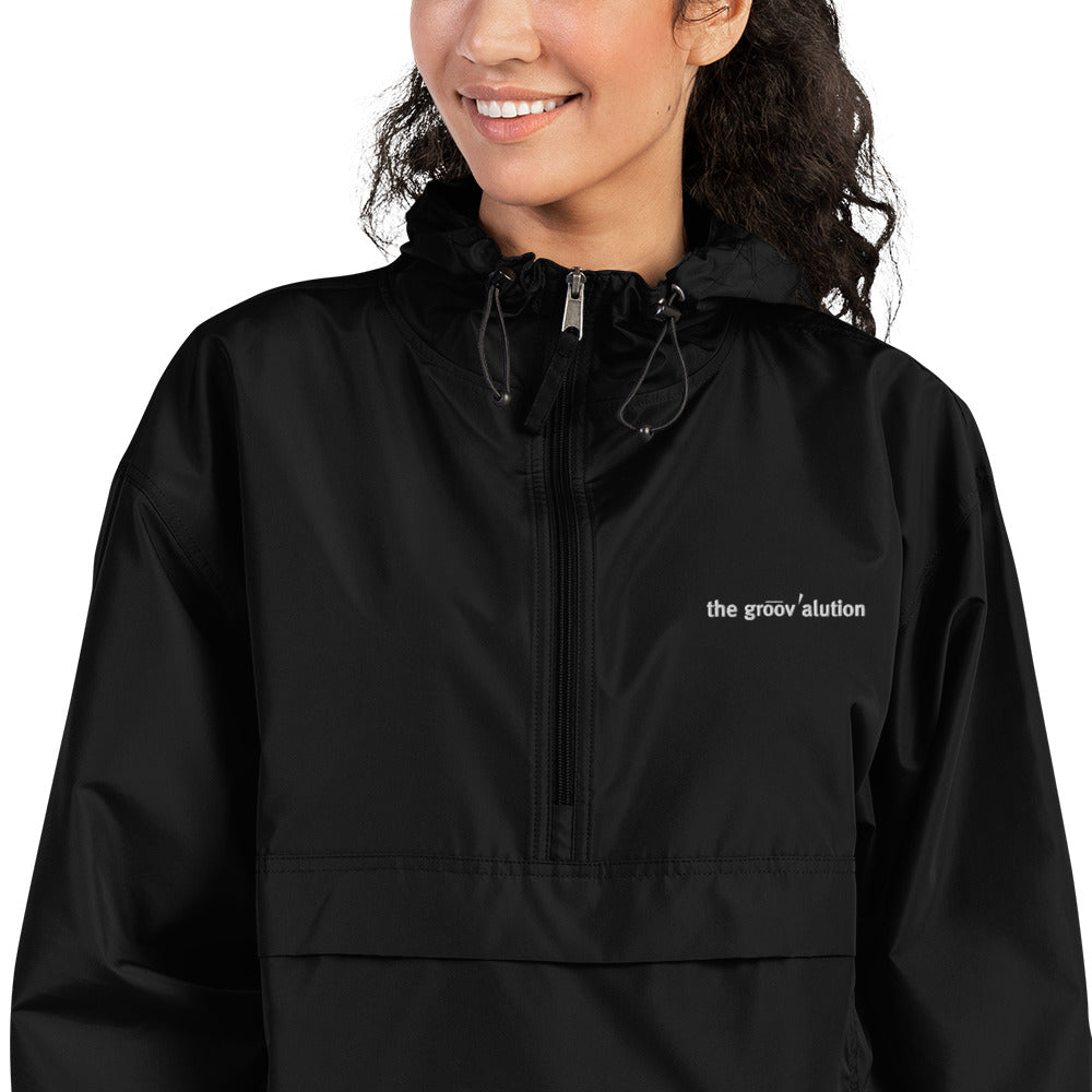 The Groovalution Embroidered Champion Packable Jacket