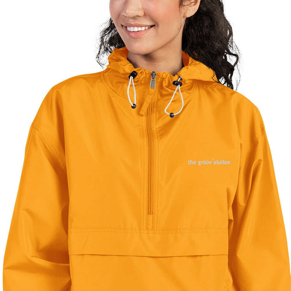The Groovalution Embroidered Champion Packable Jacket