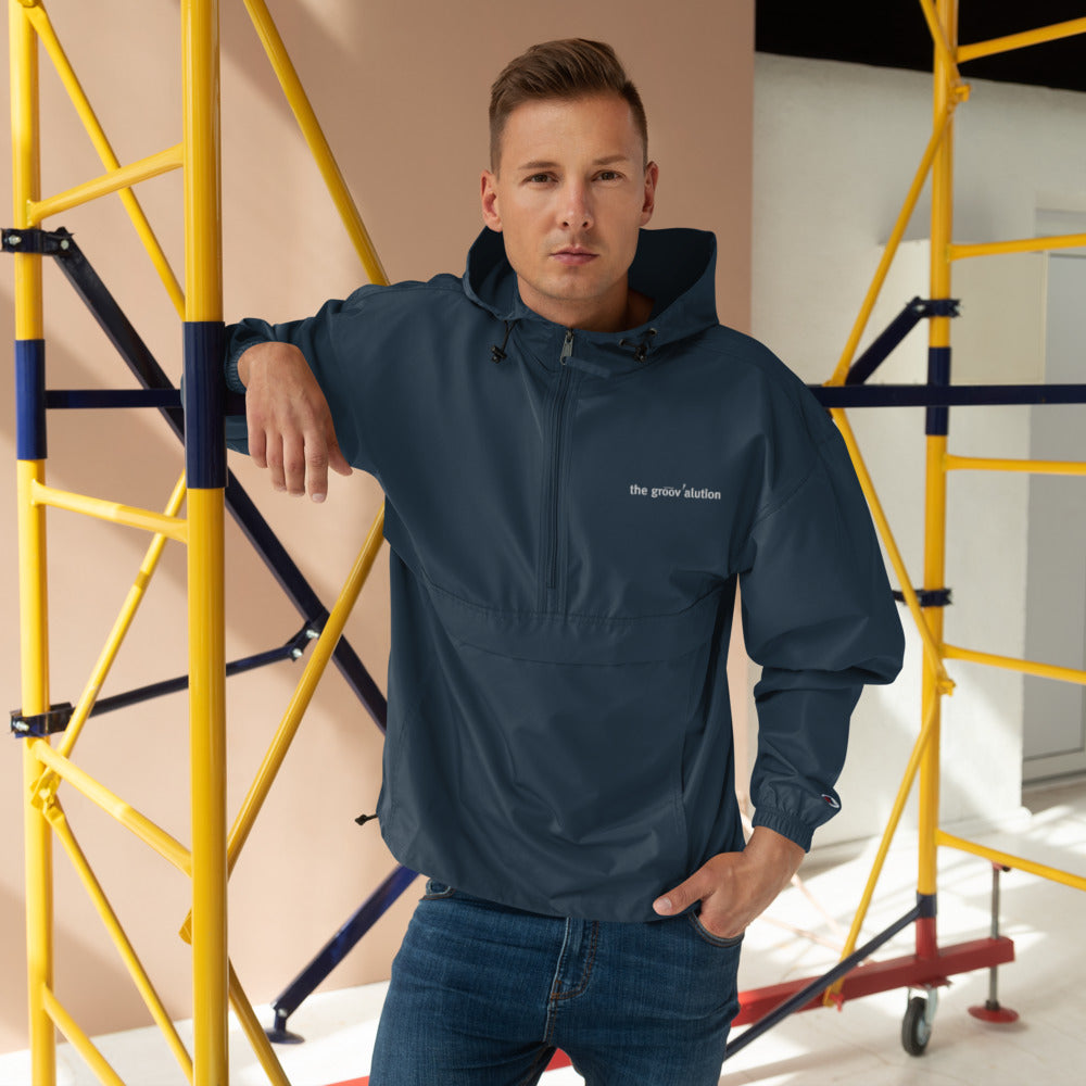 The Groovalution Embroidered Champion Packable Jacket