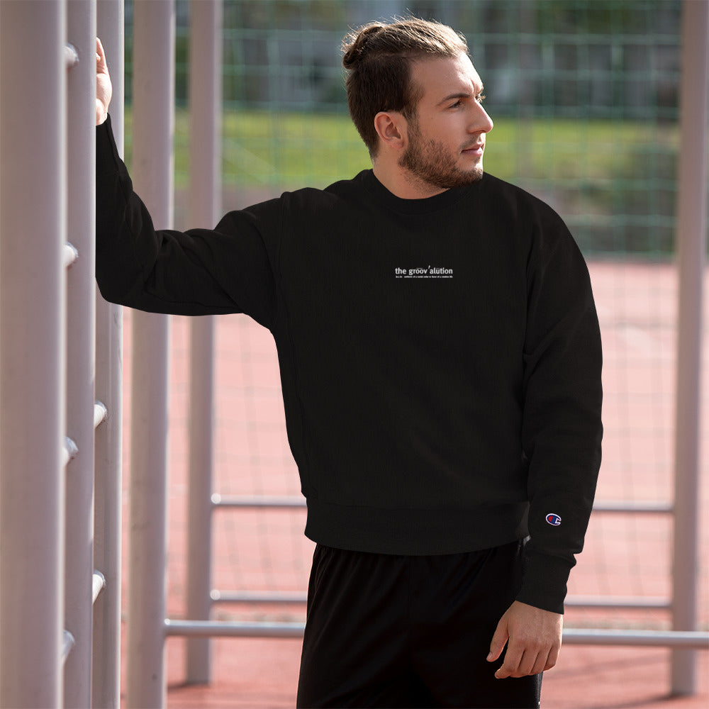 The Groovalution Embroidered Champion Sweatshirt