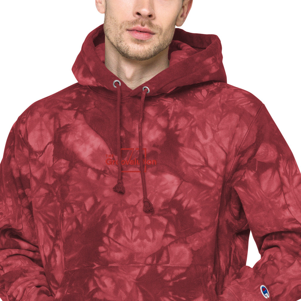 The Groovalution Unisex Champion Tie-Dye Hoodie