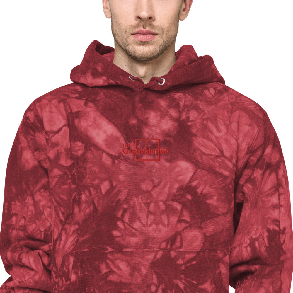 The Groovalution Unisex Champion Tie-Dye Hoodie