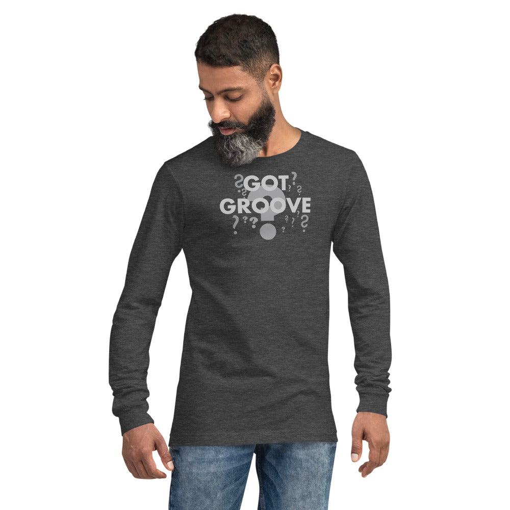 Unisex Got Groove Question Mark Long Sleeve Tee