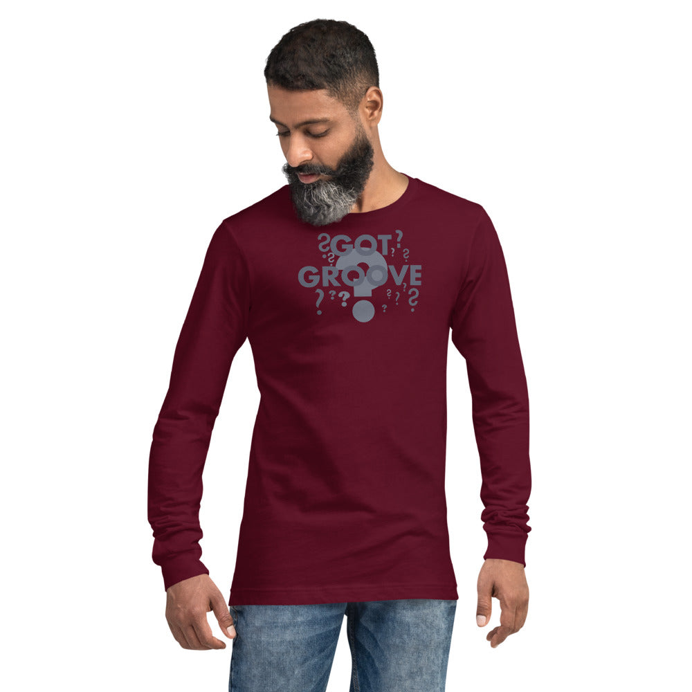 Unisex Got Groove Question Mark Long Sleeve Tee