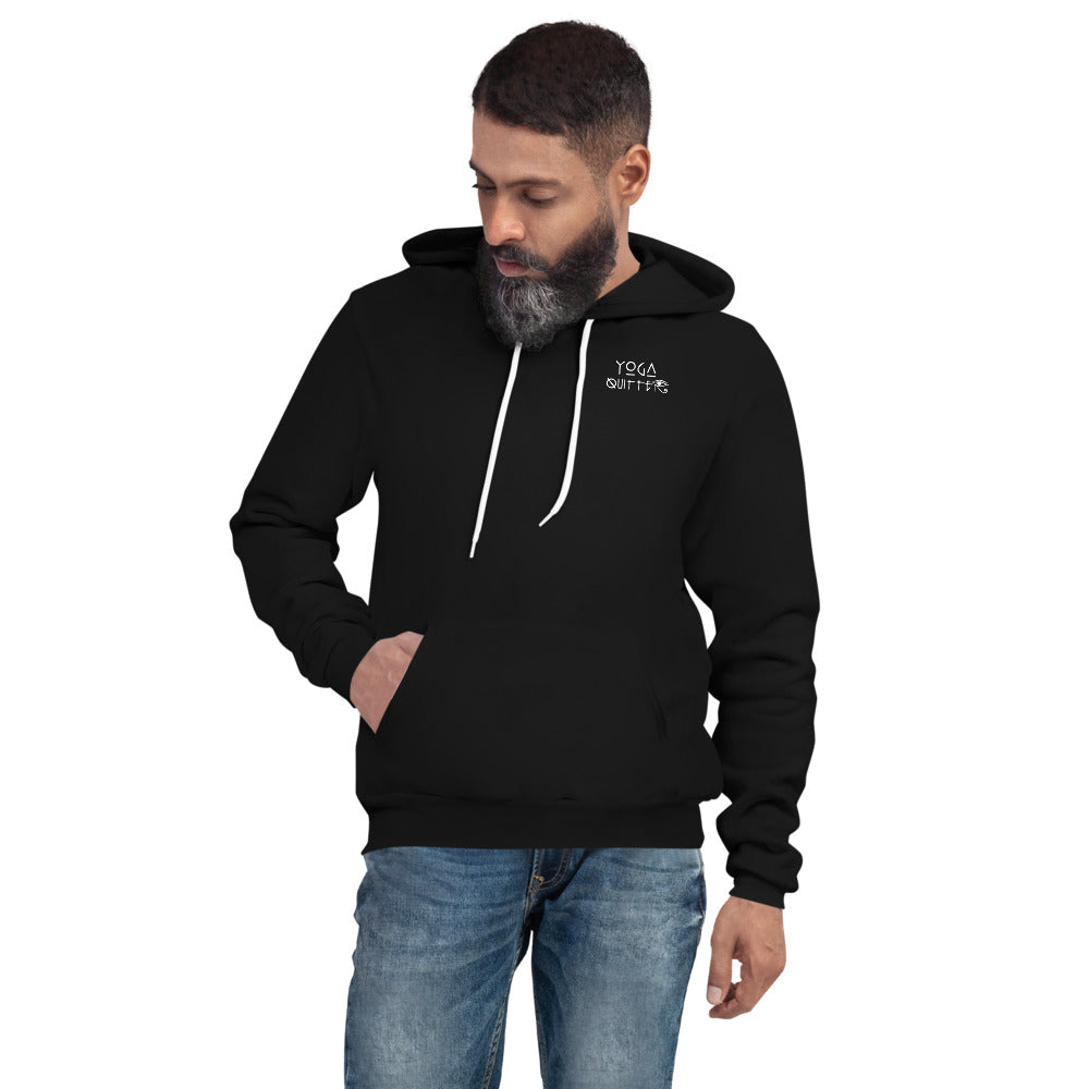 Yoga Quitter Unisex Fleece Hoodie