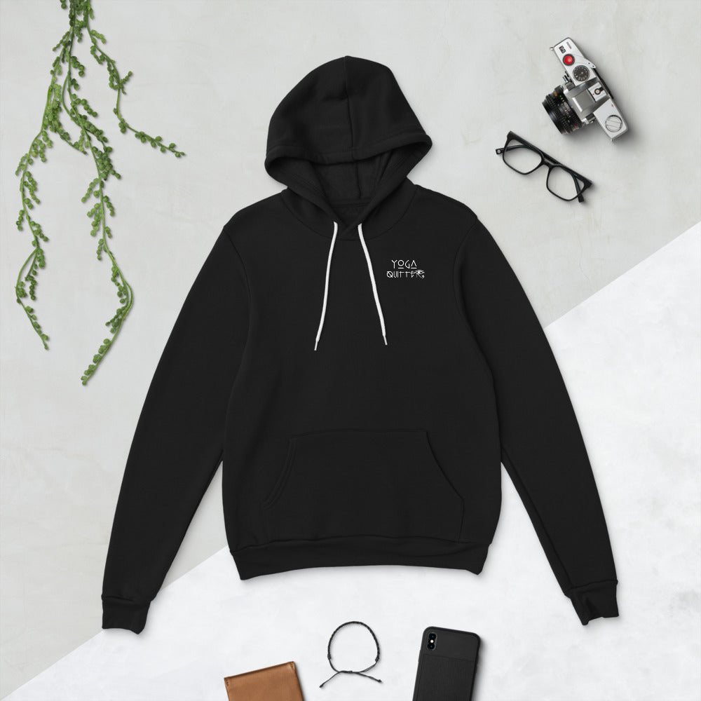Yoga Quitter Unisex Fleece Hoodie